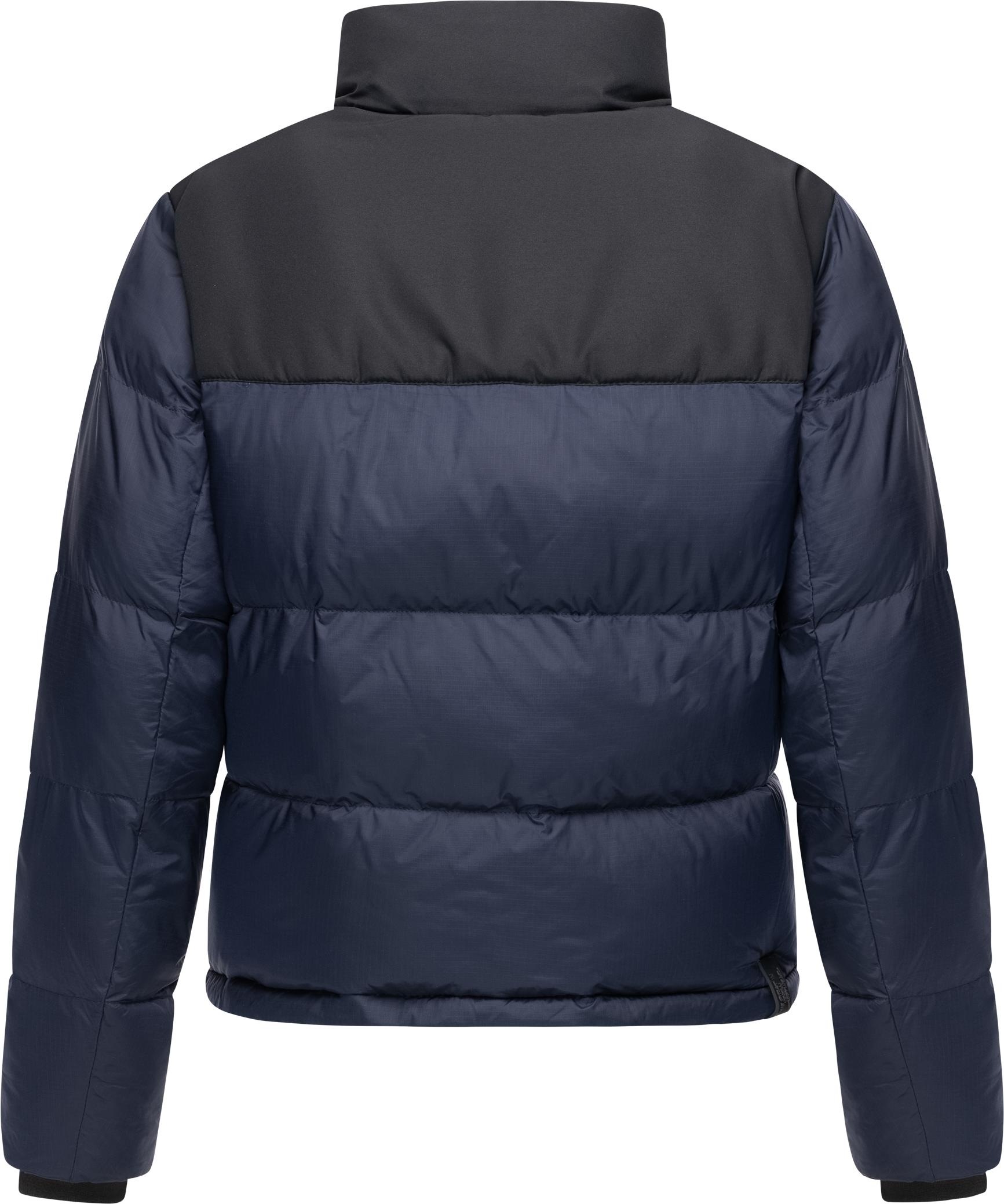 Ragwear Steppjacke »Serah«, ohne Kapuze, stylische Damen Winterjacke im Colourblocking-Design