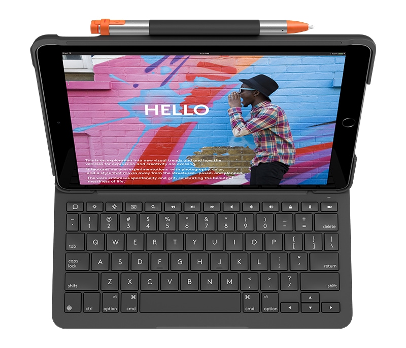 Logitech iPad-Tastatur »Slim Folio«