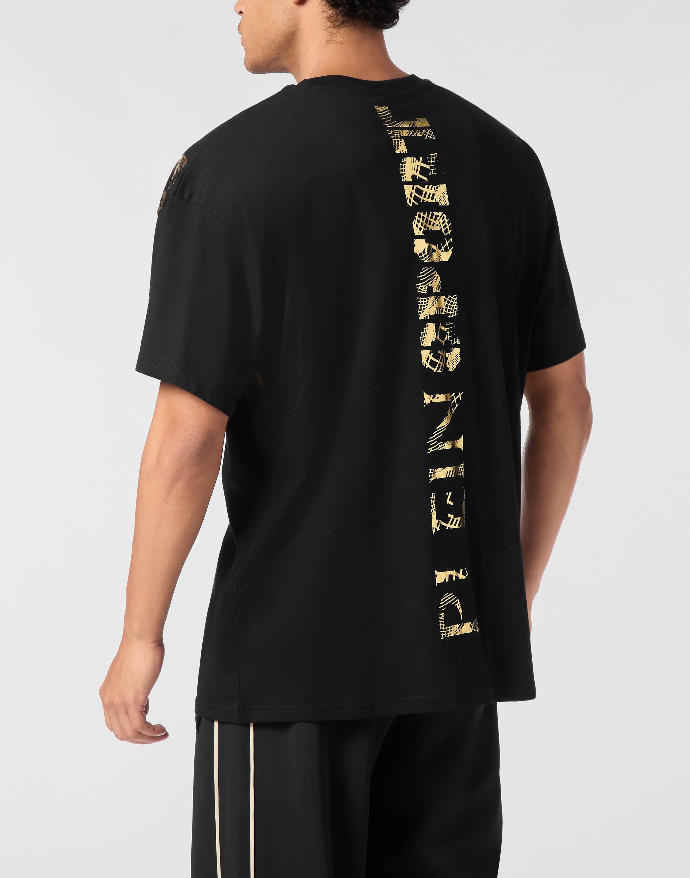 PLEIN SPORT T-Shirt »Cotton Round Neck T-Shirt Tiger Line«