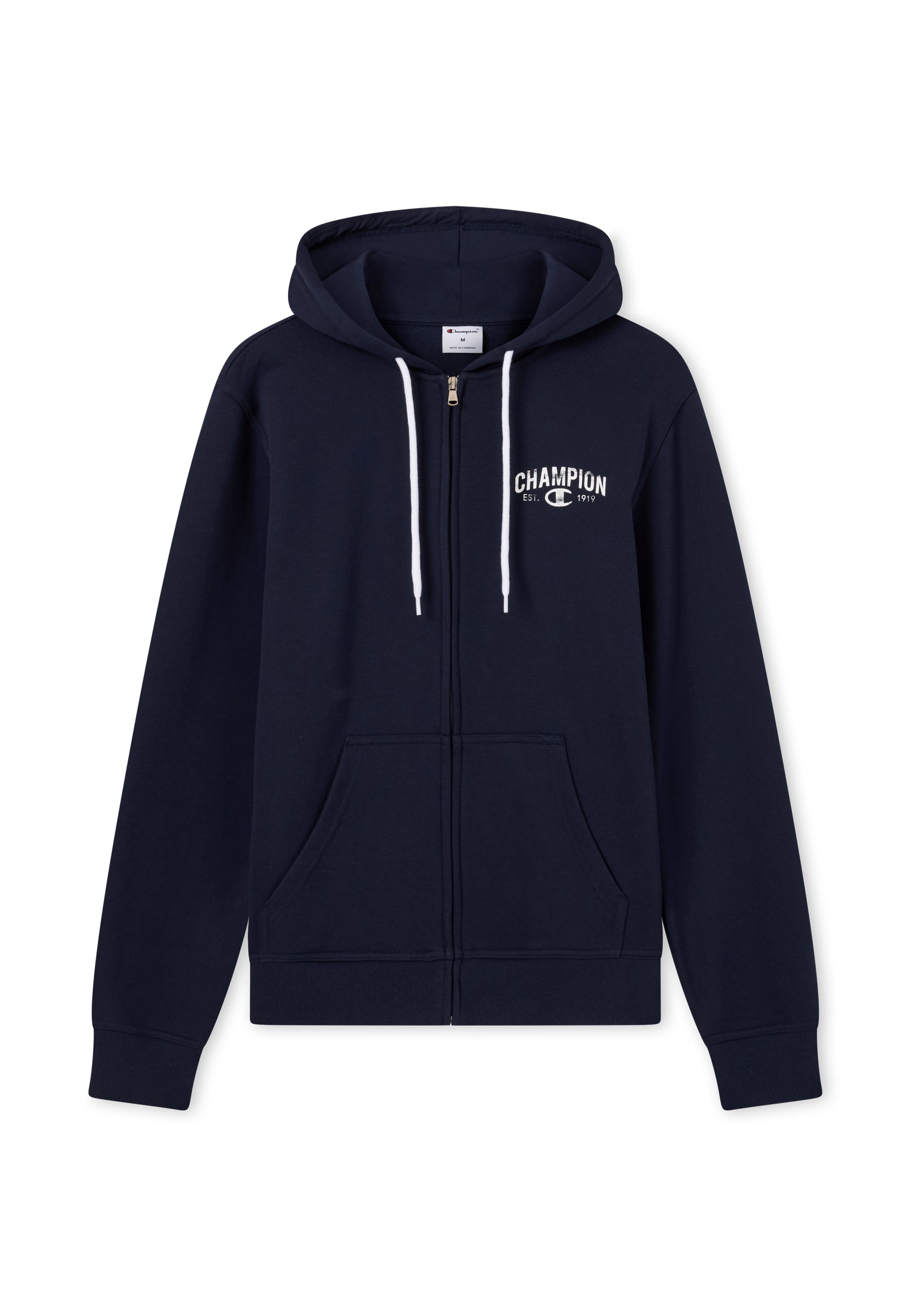 Champion Kapuzensweatjacke »SPORTWEAR ZIP-UP HOODIE Standard Fit« mit durchgehendem Reißverschluss, Langarm-Design, Standard Fit