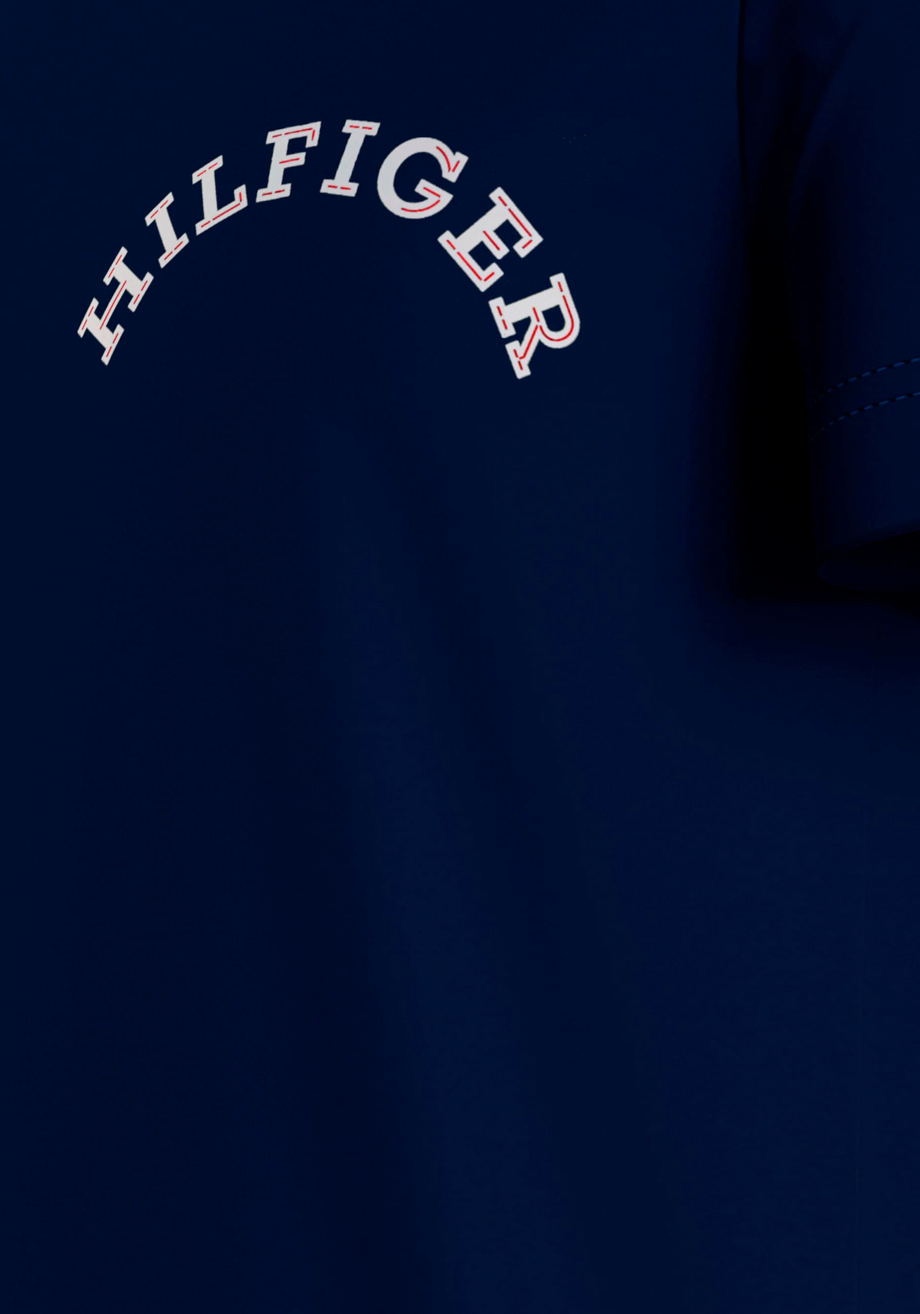 Tommy Hilfiger T-Shirt »MONOTYPE BACK | Brust der auf Logo-Druck PRINT«, BAUR ▷ mit bestellen