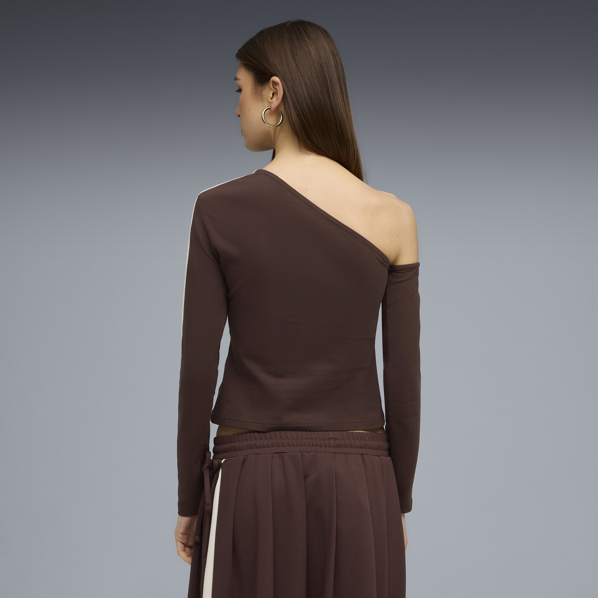 PUMA Crop-Top »T7 Asymmetrisches Top Damen«