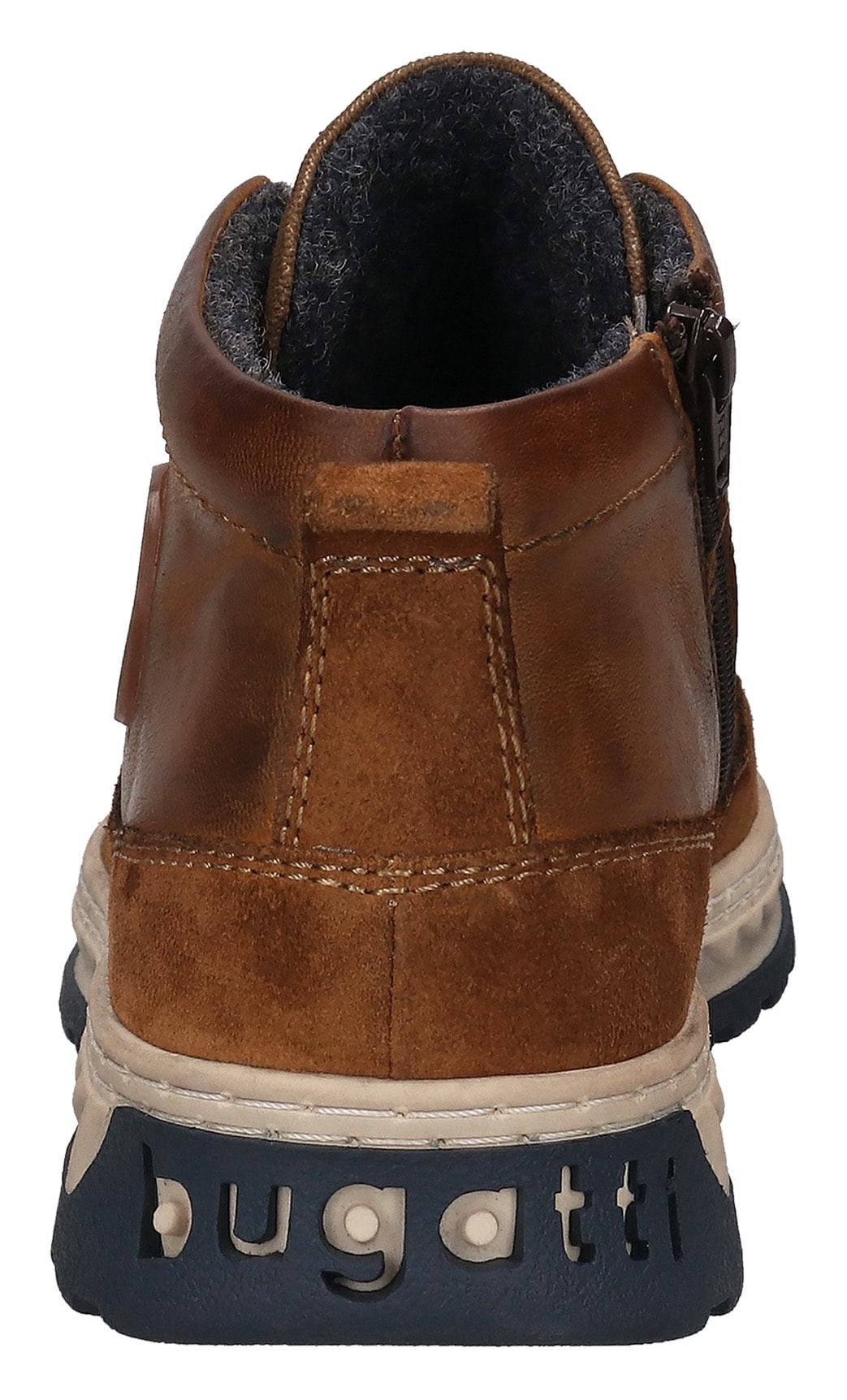 bugatti Schnürboots, High Top Sneaker, Stiefelette mit Innenreißverschluss