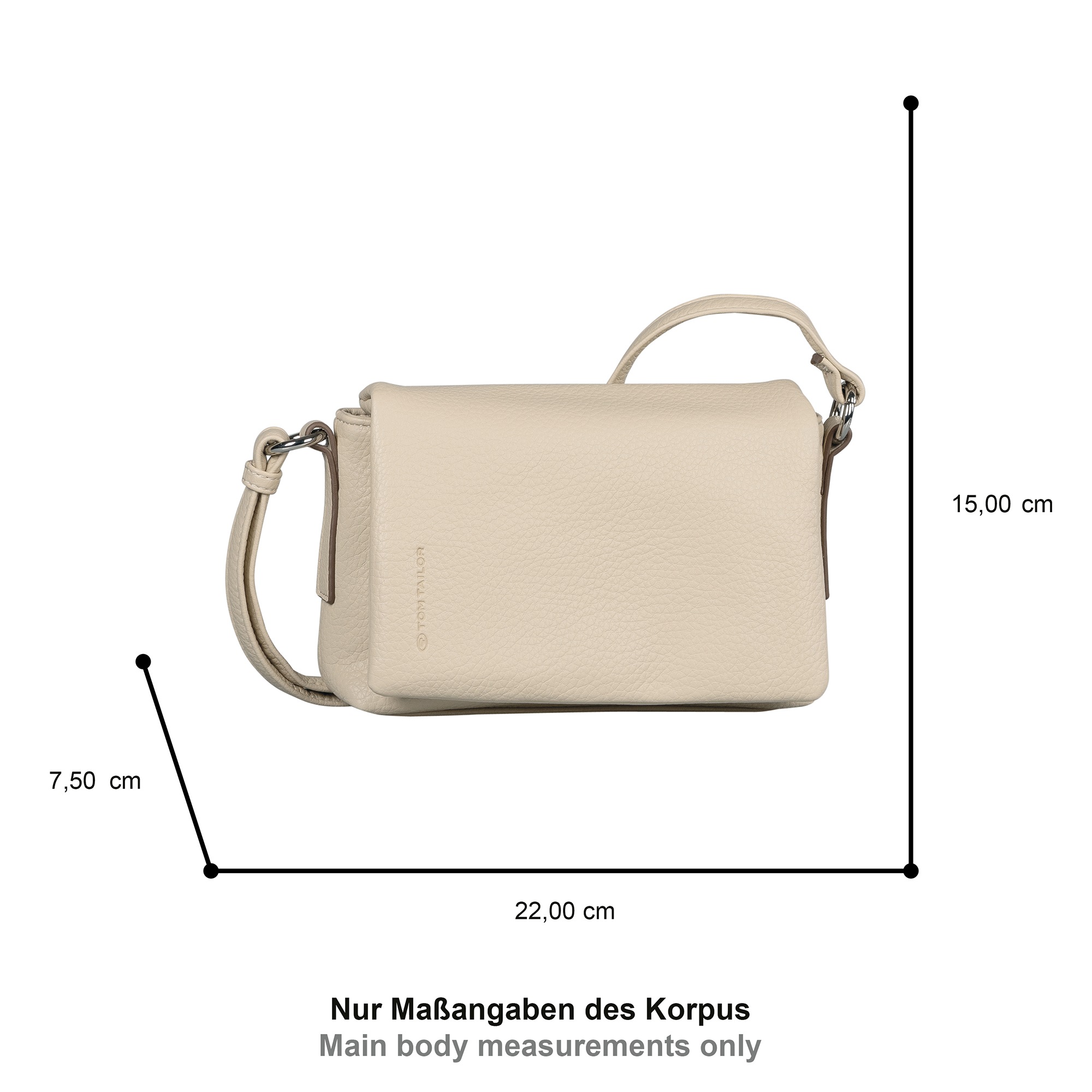 TOM TAILOR Umhängetasche "Lissi" besonders weiches Material lässig fallend günstig online kaufen