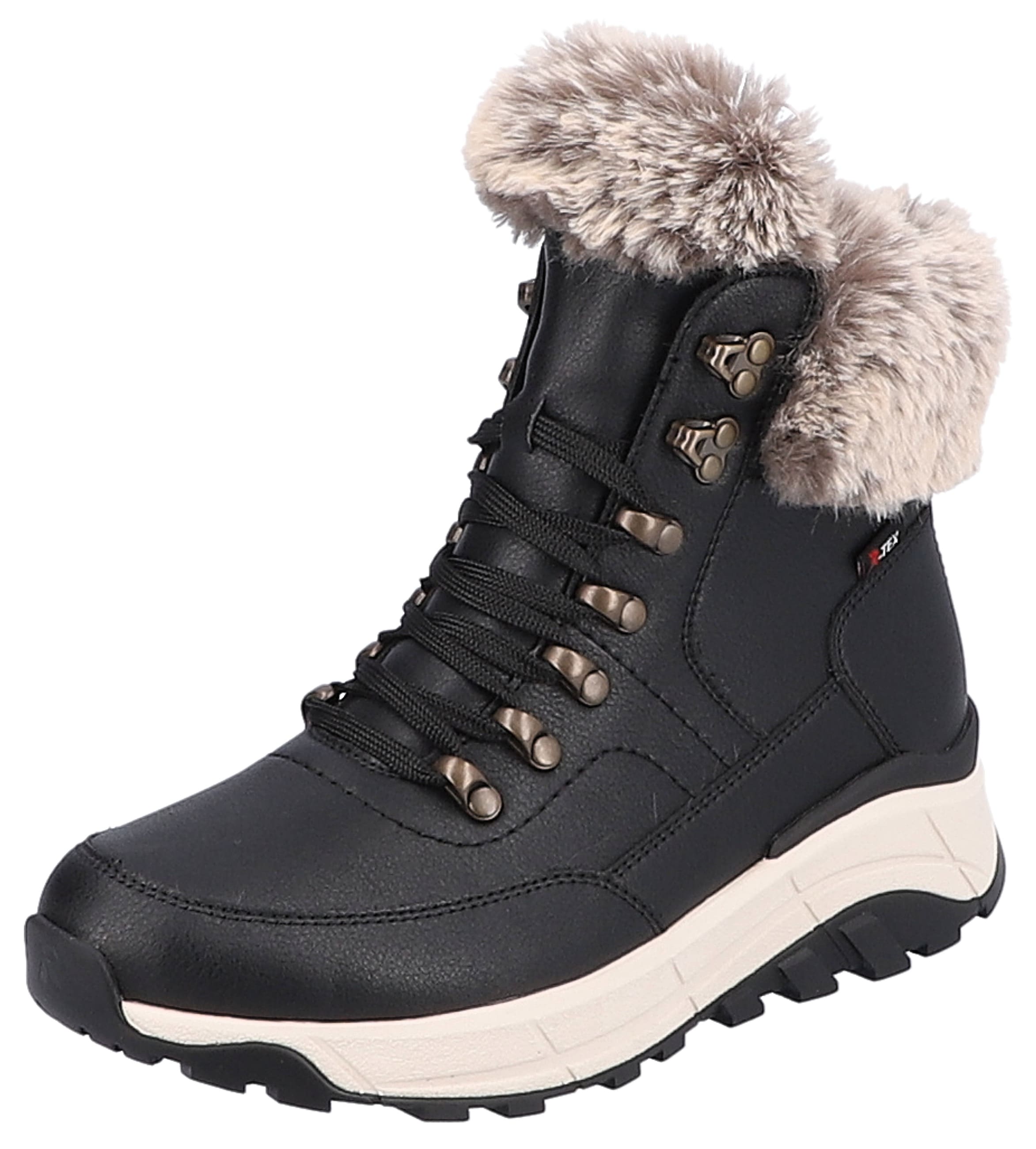 RIEKER Sport Hightop Sneaker, Schnürboots, Winterschuh mit Lammwollfutter günstig online kaufen