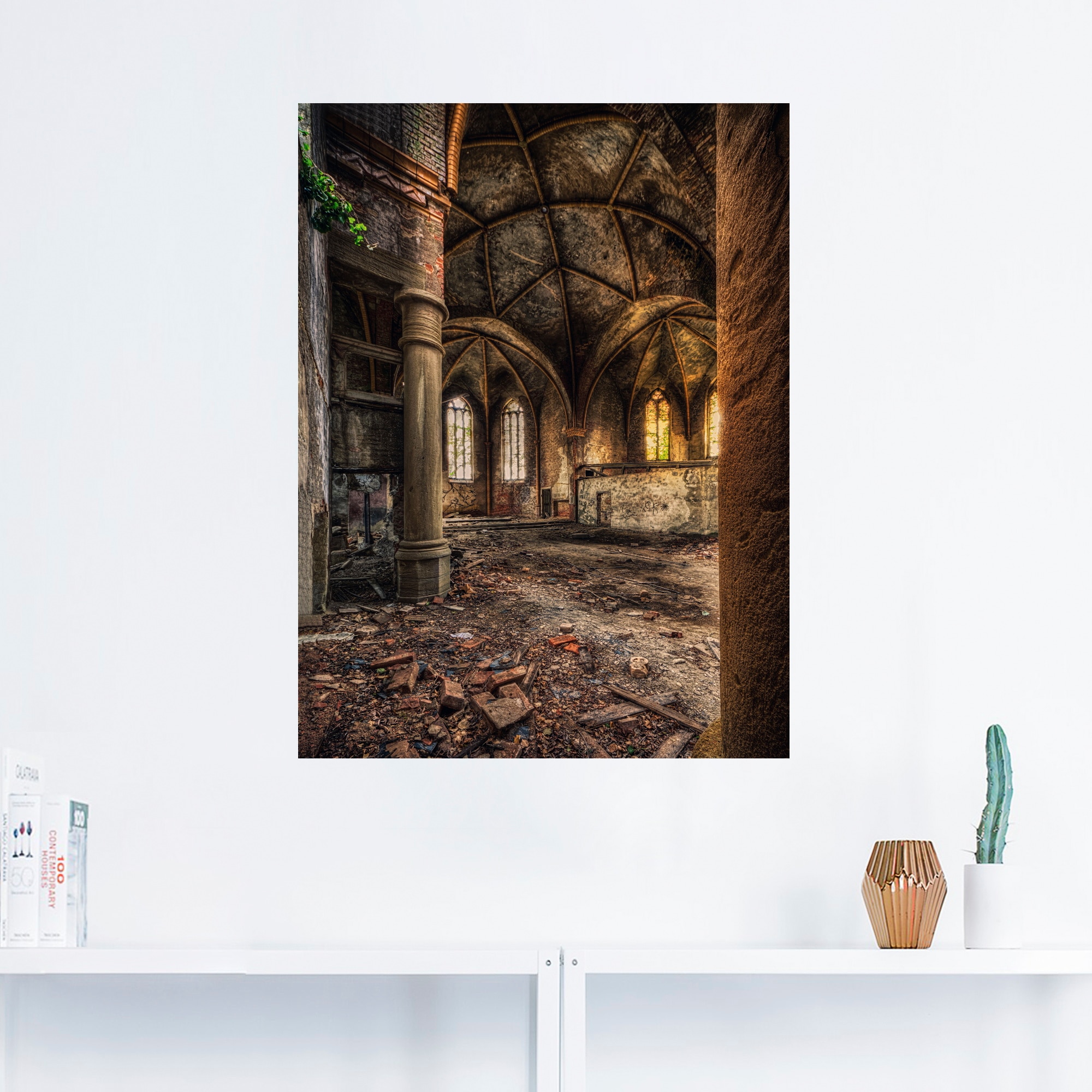 Artland Wandbild "Lost Place - verlassene Kirche II", Gebäude, (1 St.), als günstig online kaufen