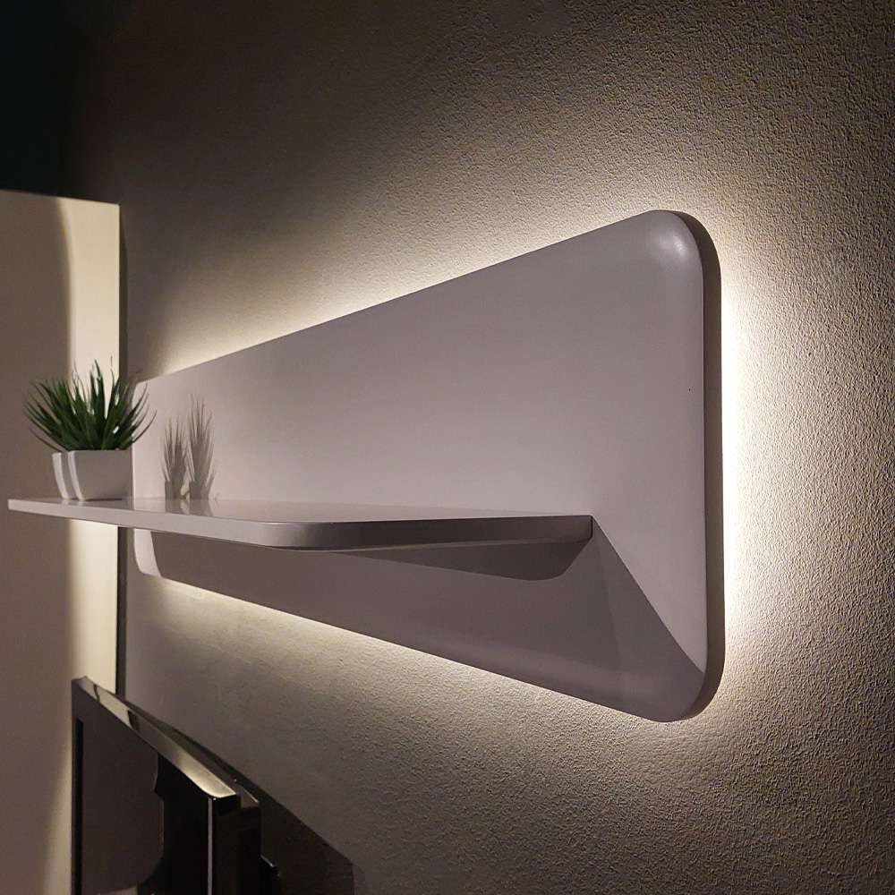INOSIGN Wandregal "Sofy Schwebendes Regal, Wandkonsole, Wandboard, LED-Bele günstig online kaufen