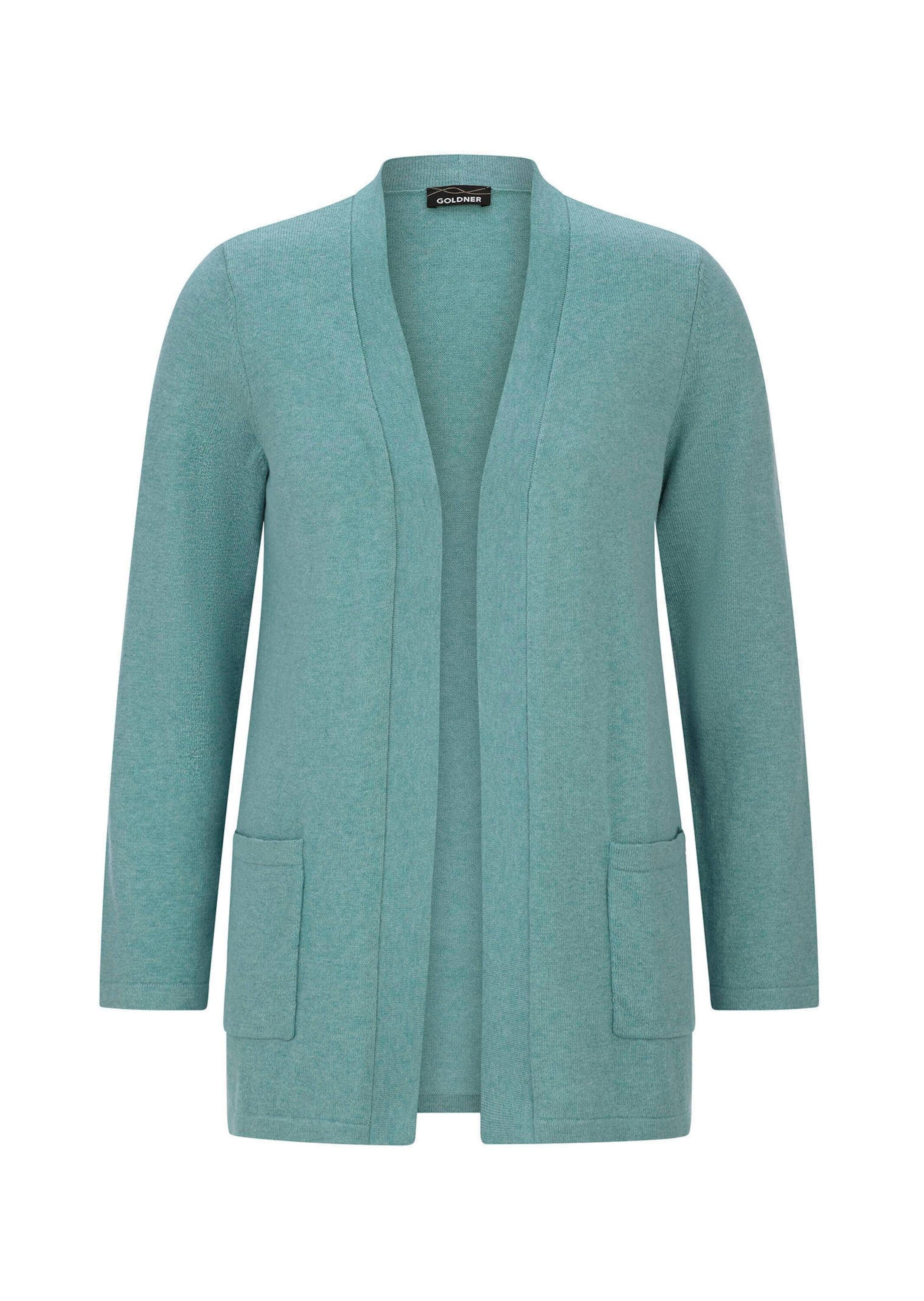 GOLDNER Strickjacke "Kurzgröße Elegante Strickjacke mit Kaschmir" mit Kaschmieranteil