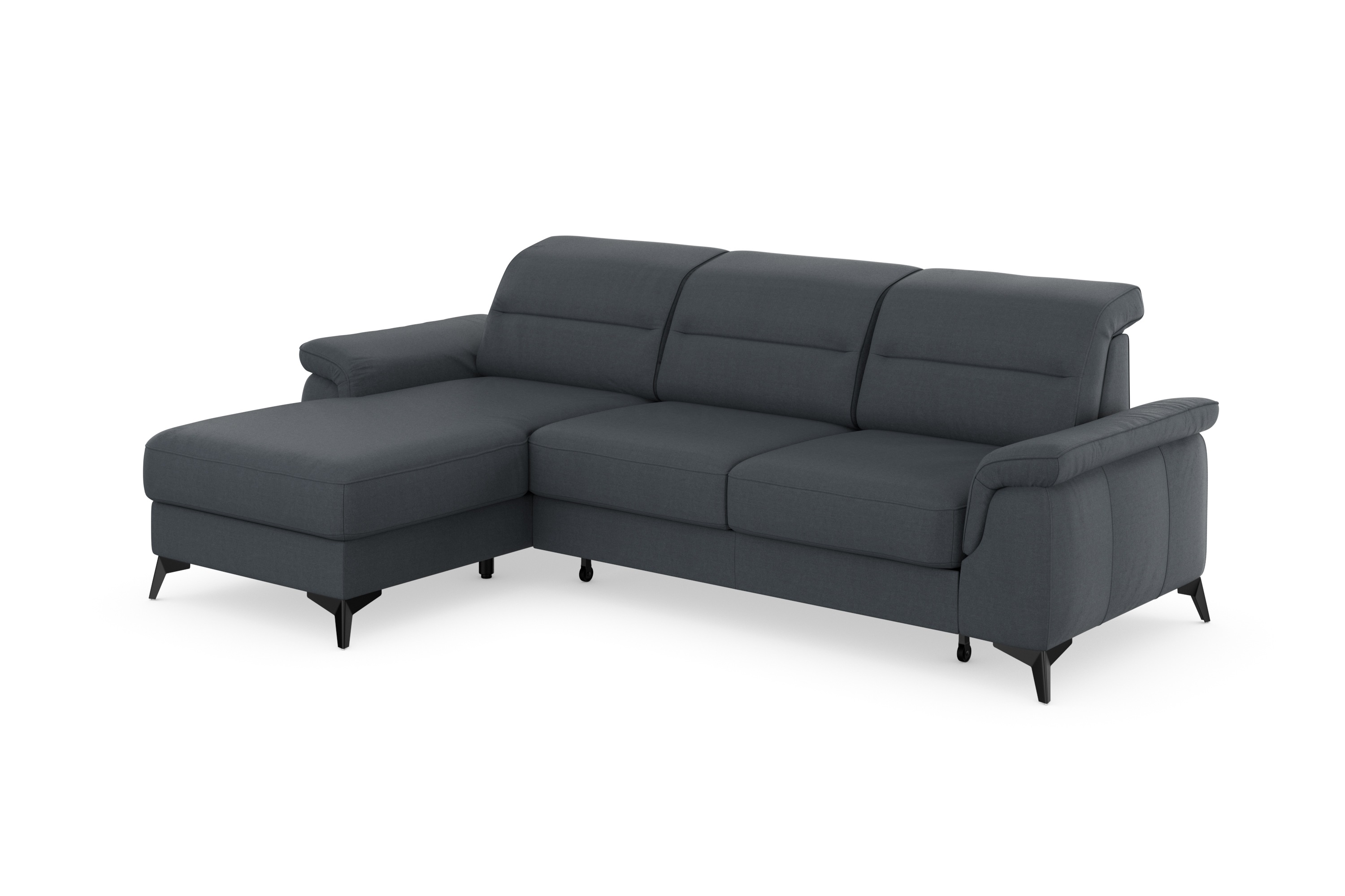 Thumbnail - sit&more Ecksofa "Sinatra L-Form" mit Recamiere, optional mit Kopfteilverstellung und Armteilfunktion