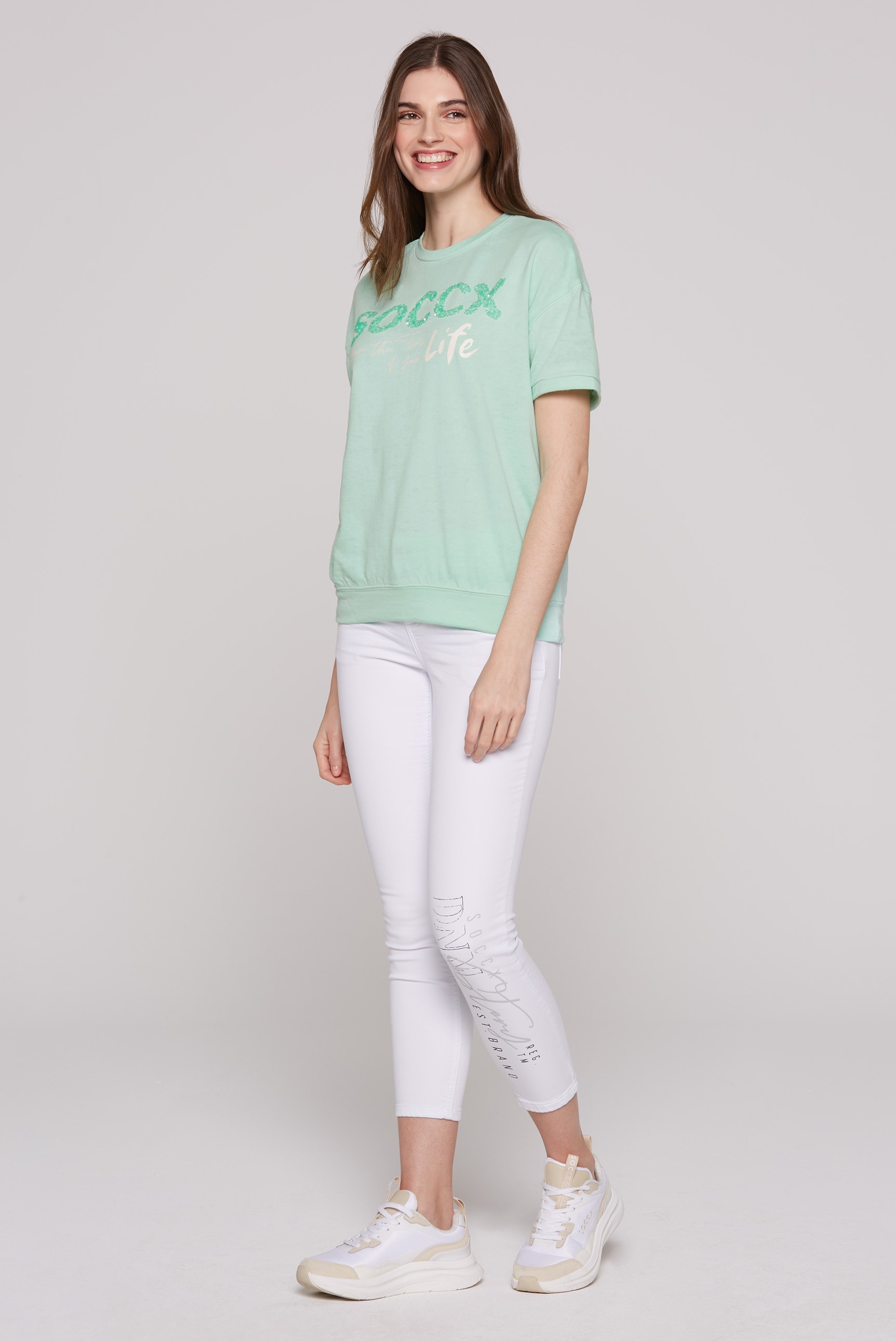 SOCCX Sweater, mit Baumwolle