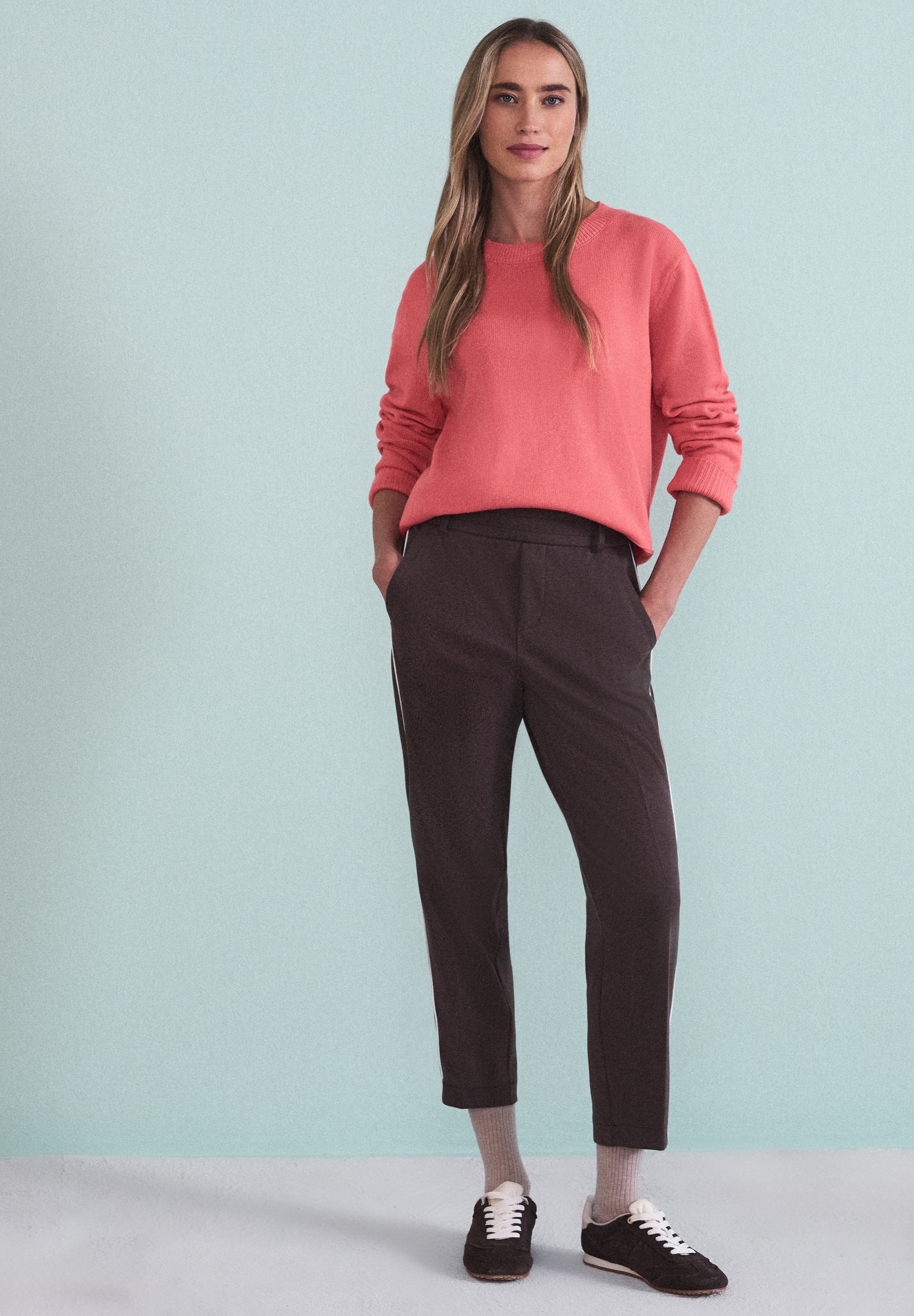 STREET ONE Strickpullover mit Rundhals