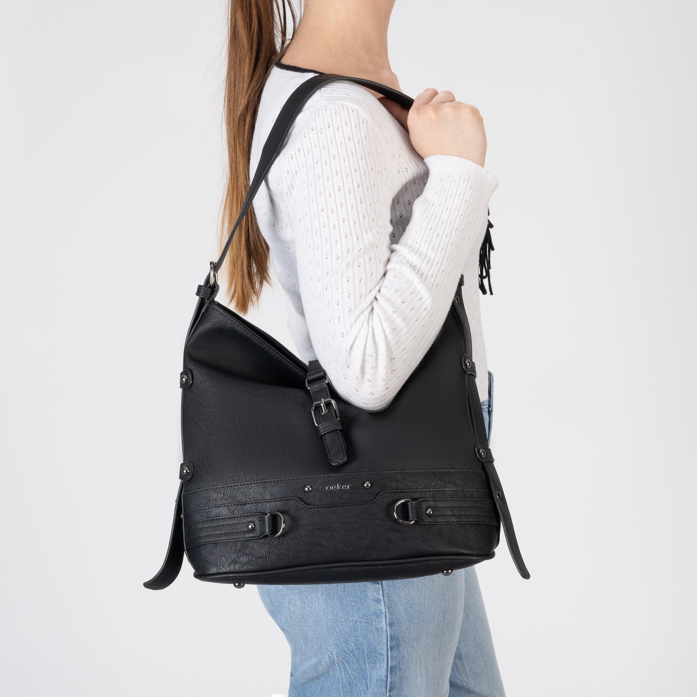 Rieker Umhängetasche Damen Beuteltasche, Schultertasche, Henkeltasche