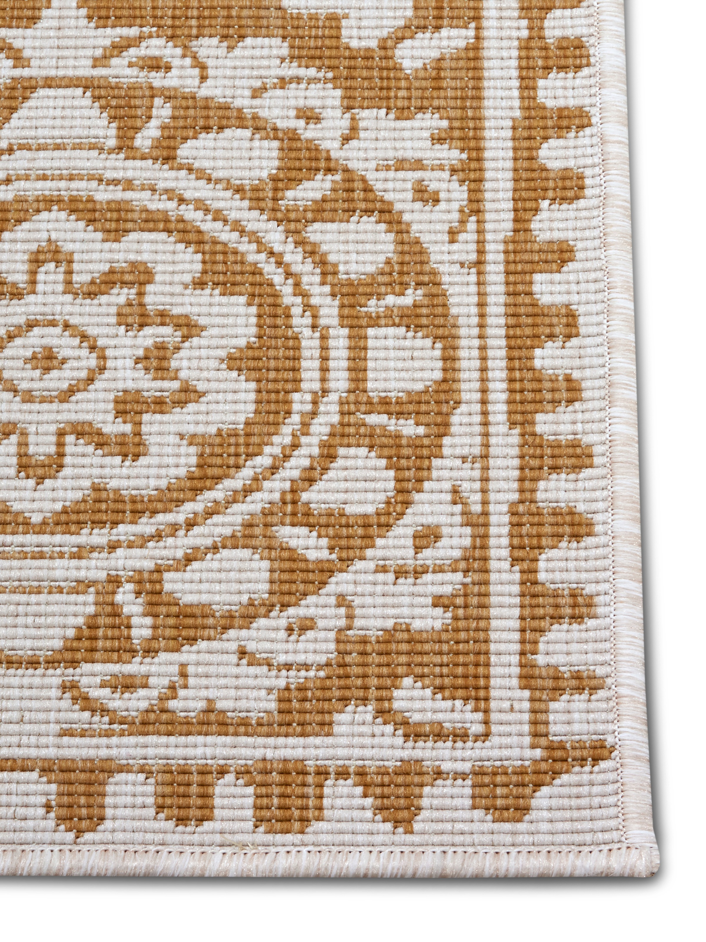 NORTHRUGS Läufer »Jardin«, rechteckig, 5 mm Höhe, Wendeteppich, In-& Outdoor, Vintage, Balkon, Garten, Wohnzimmer, Flur