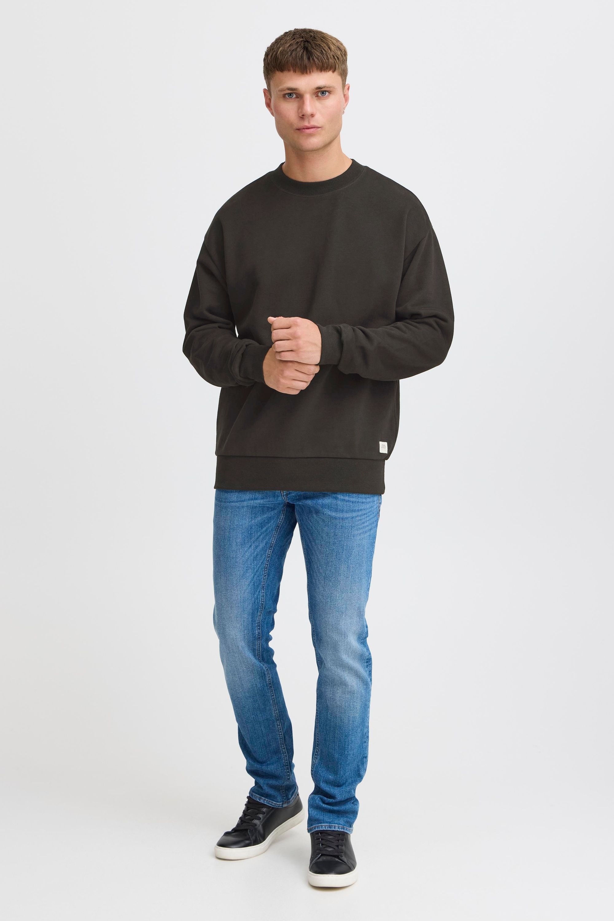 Blend Rundhalspullover »BHCopper« Klassischer Sweatpullover mit Rundhalsausschnitt