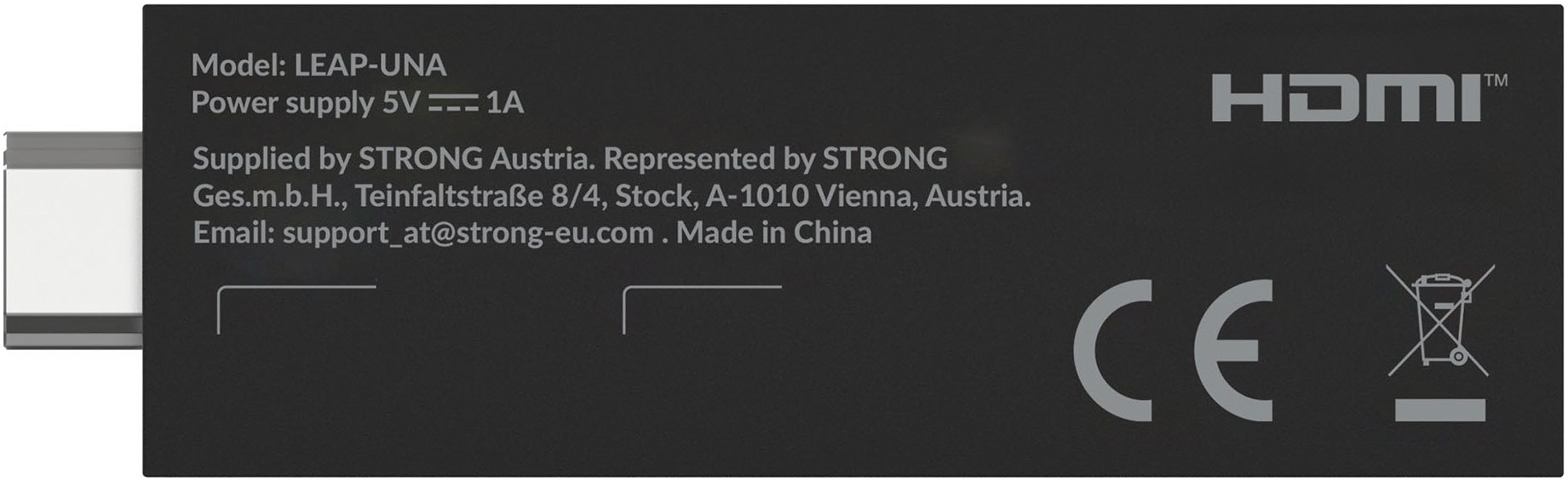 Strong Streaming-Stick »LEAP-UNA«, Video-Streaming: Netflix, Youtube, Amazon Prime Video, Disney+