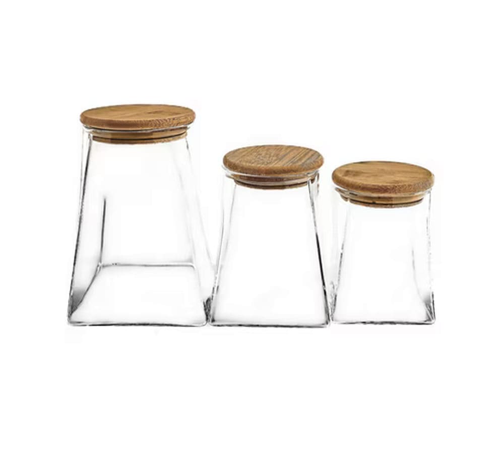 Mulex Vorratsglas »Mulex Aufbewahrungsgläser Set Trelleborg«, (Set, 3 tlg.), hochwertige Vorratsgläser inkl. Deckel von Mulex