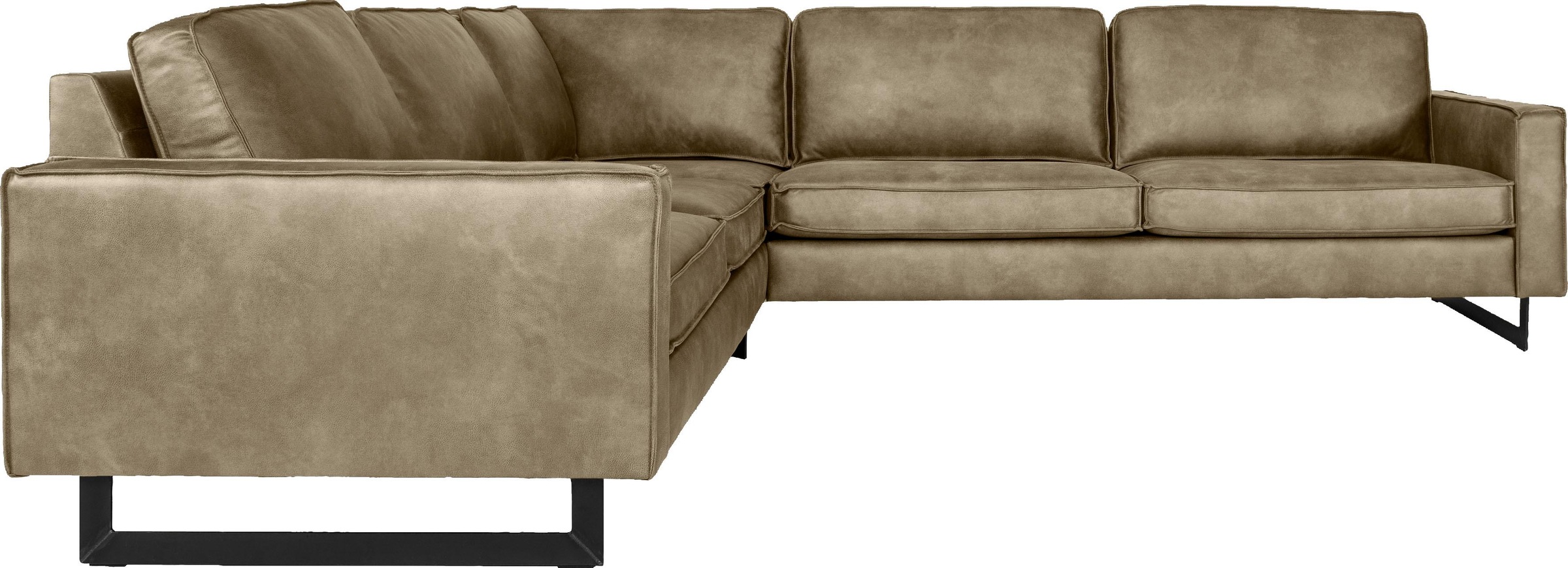 Home affaire Ecksofa "Pinto, XXL, 250/290 cm, langer Schenkel, Ottomane" Co günstig online kaufen
