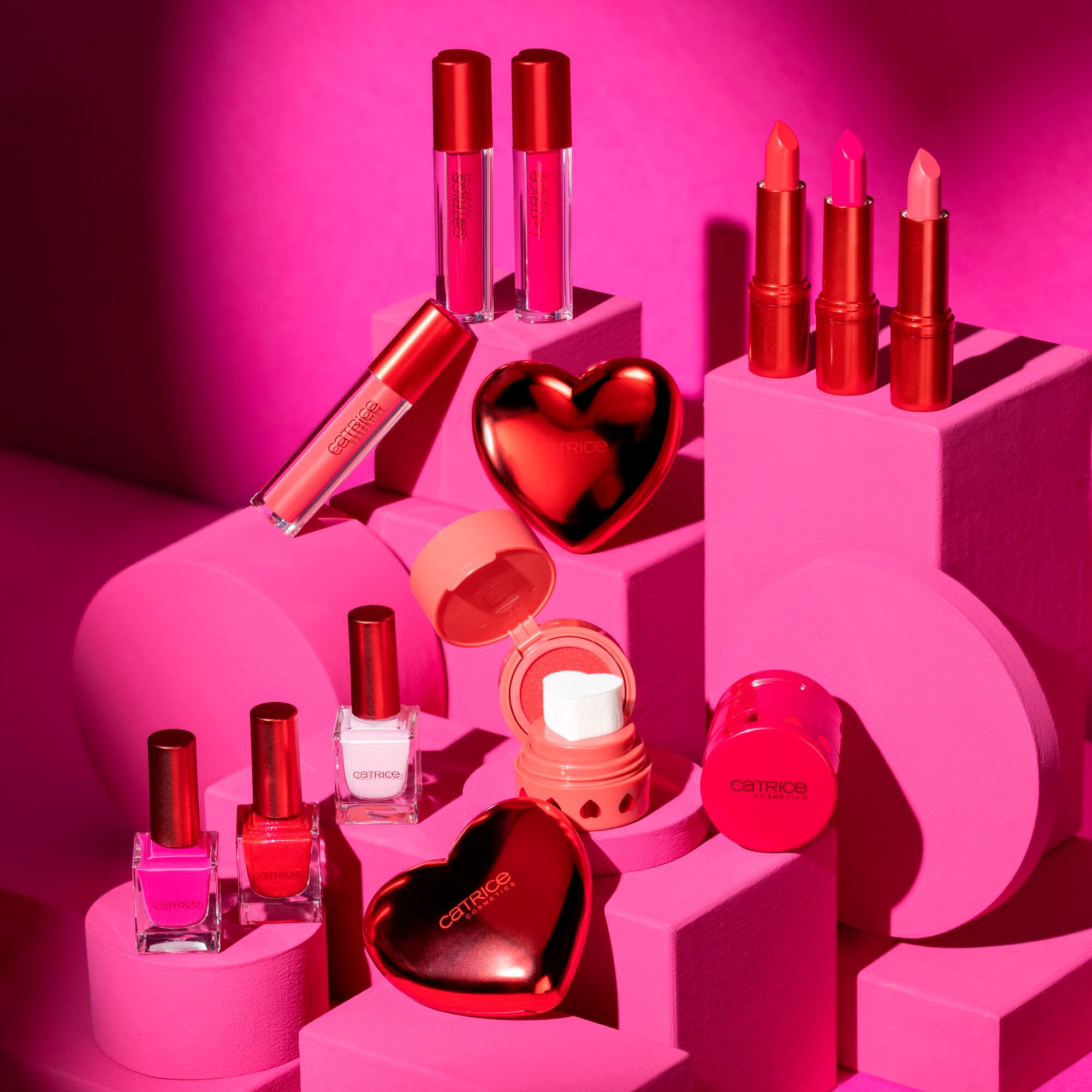 Catrice Rouge »HEART AFFAIR Blush Stamp«, (Set, 3 tlg.), mit Applikator