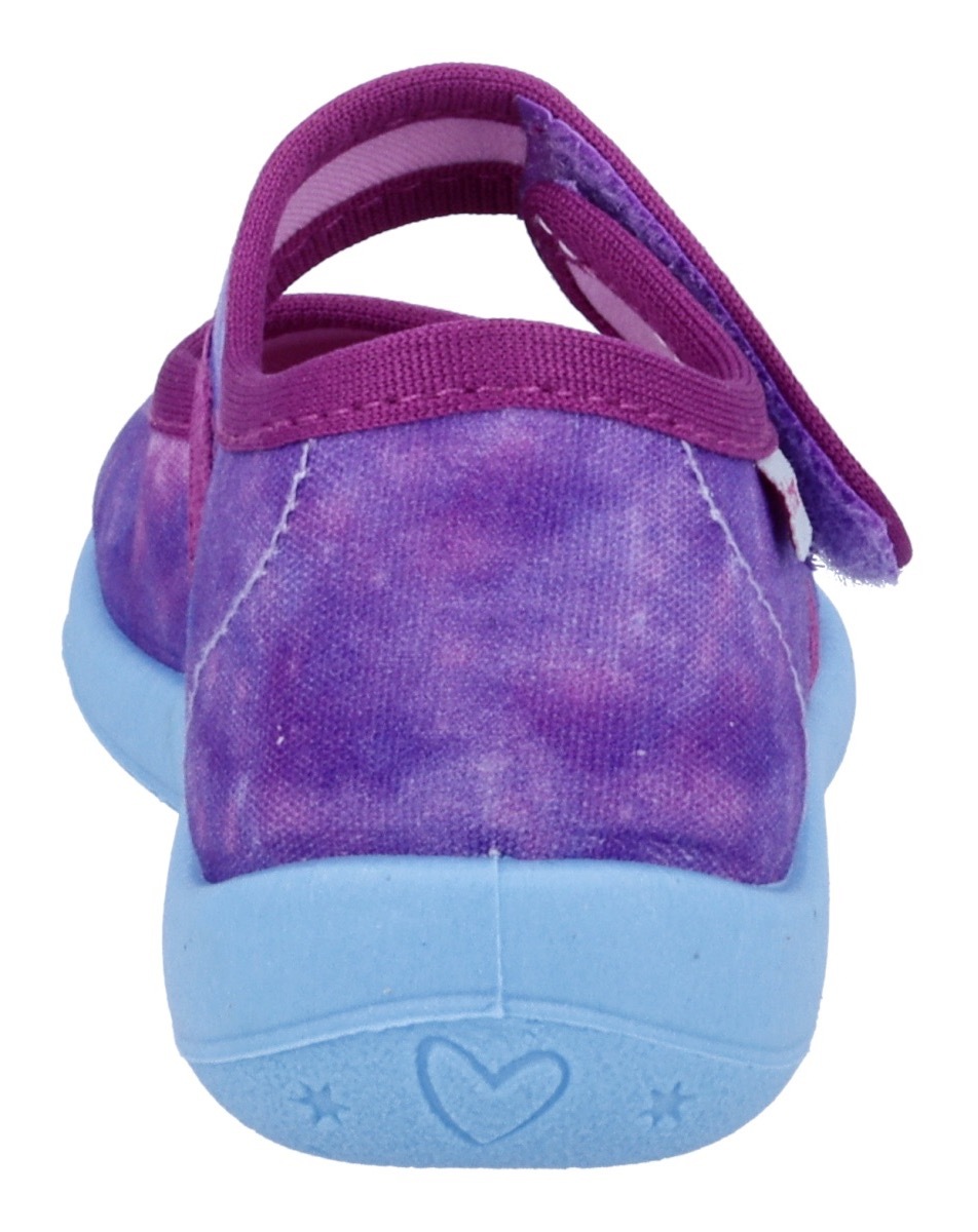 Richter Hausschuh »Mia«  Kindergartenschuh, Klettschuh mit WMS, Größeschablone zum Download