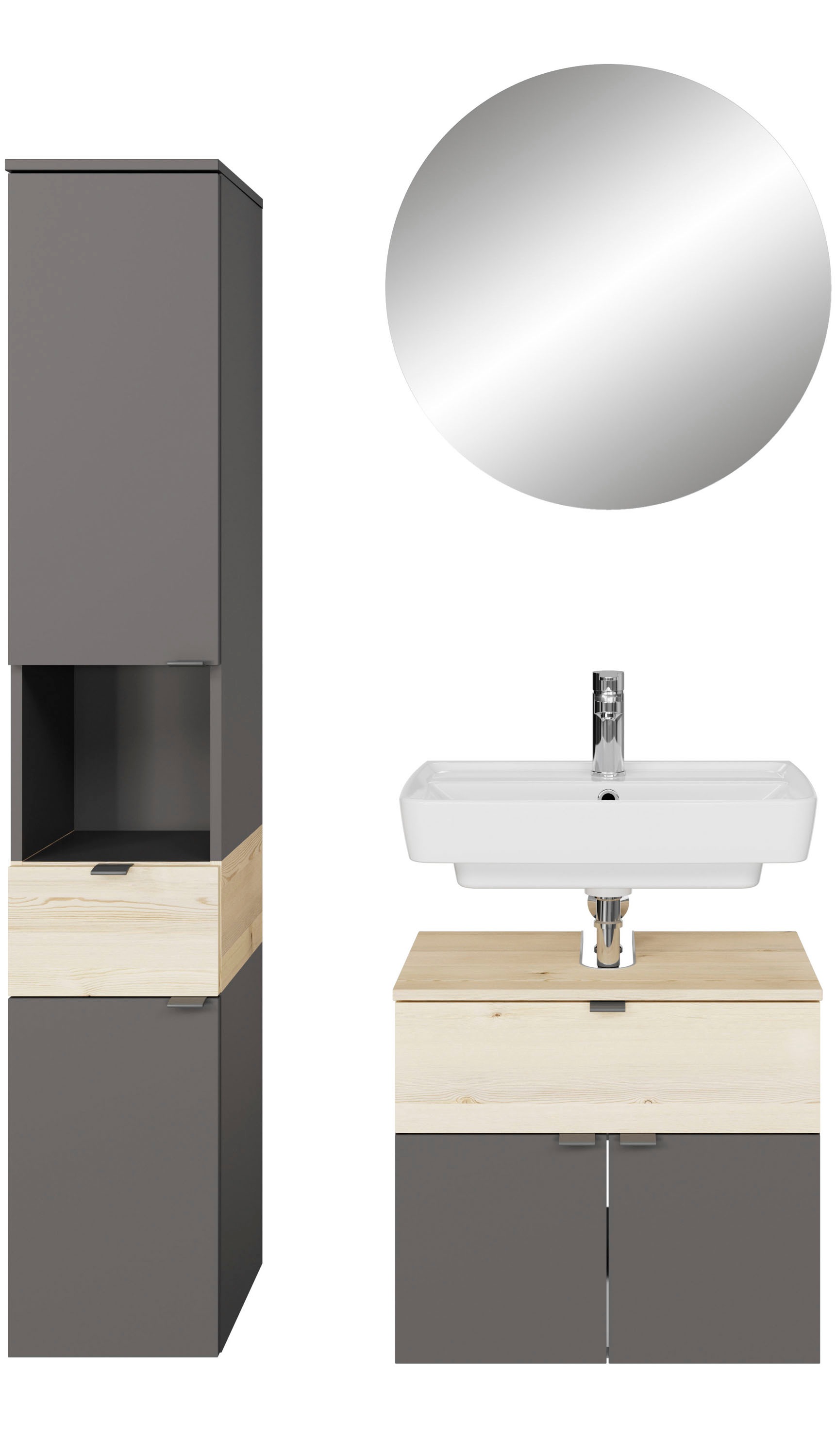 Saphir Badmöbel-Set "Quickset 394" Komplett-Set, 3 Stk. tlg. günstig online kaufen