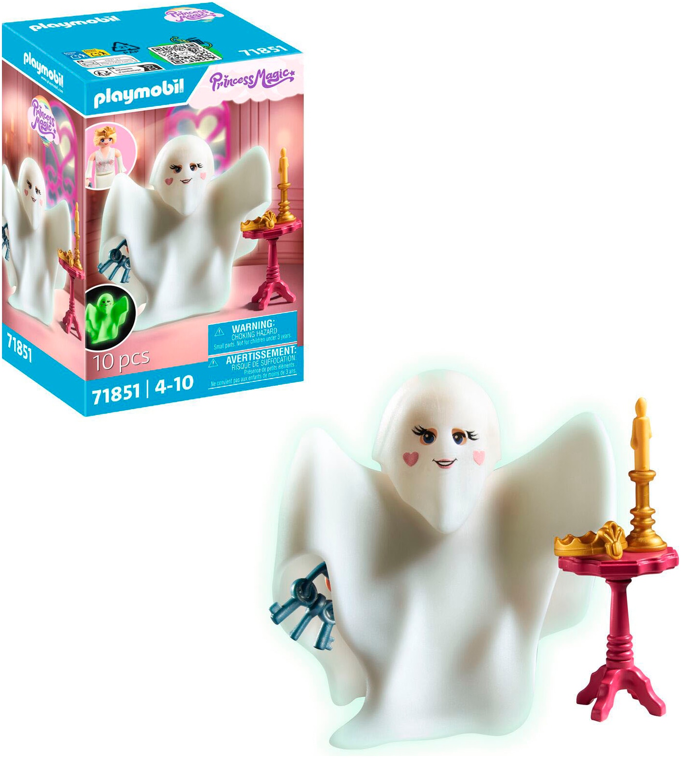 Playmobil® Konstruktions-Spielset »Prinzessinnen-Schlossgespenst (71851), Playmobil Princess Magic«, (10 St.), Made in Europe