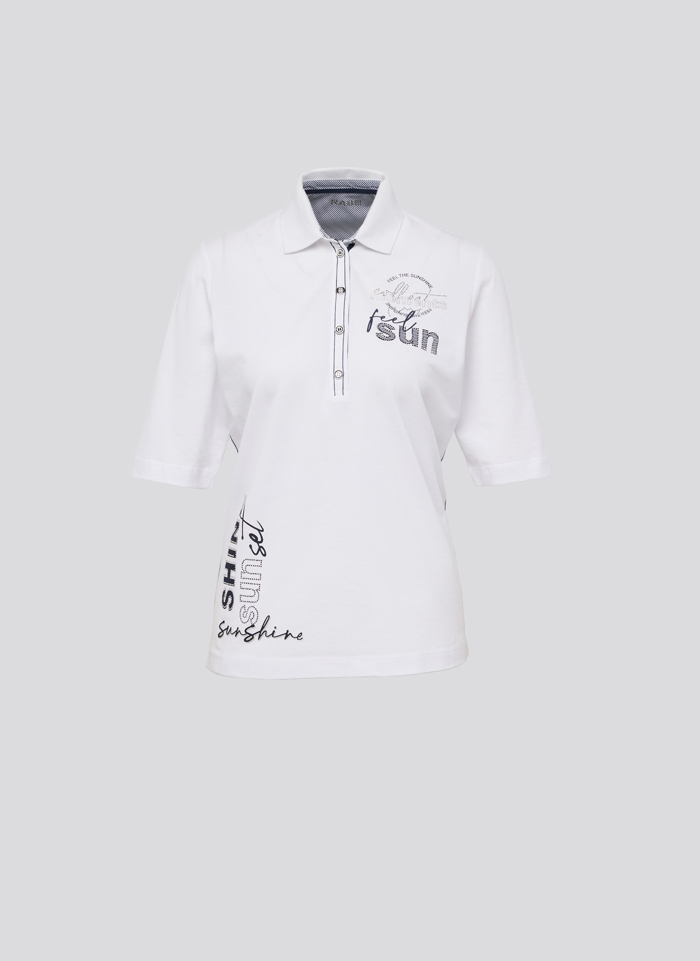 Rabe Print-Shirt »RABE Polo-Shirt mit Wording«