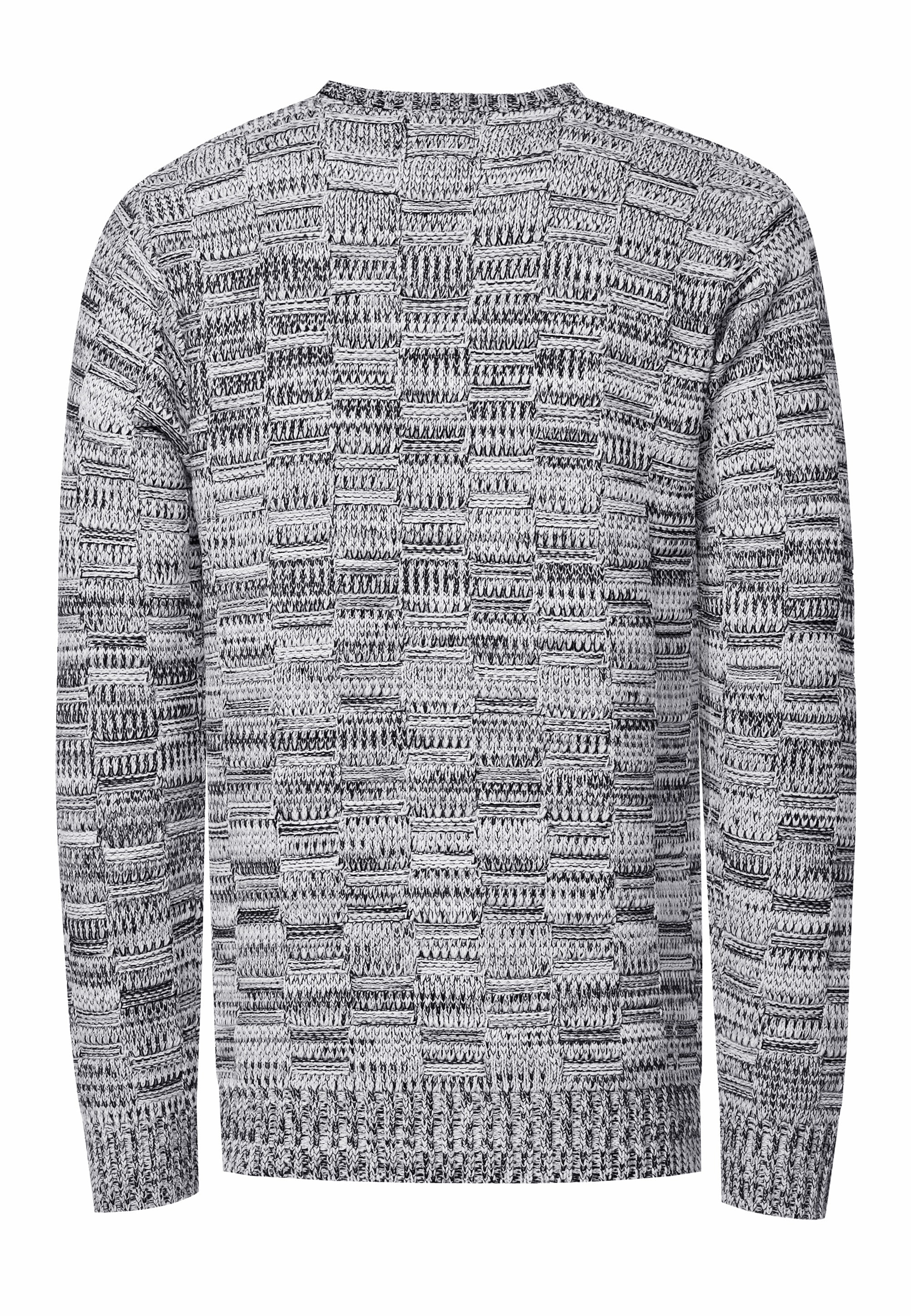 Rusty Neal Strickpullover, mit dezenter Musterung und Strick-Design