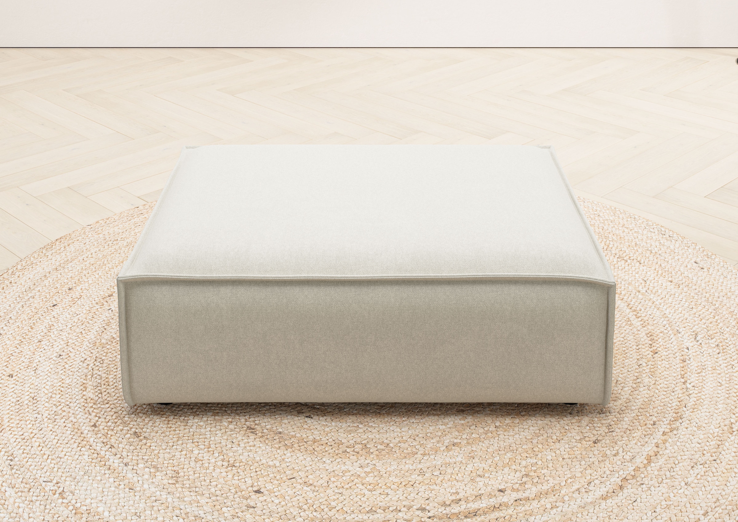 Places of Style Polsterhocker »Watertown, XXL Hockerbank passend zum Sofa - ideal als Beistellmodul«, erweiterbare Hockerbank mit weicher Polsterung