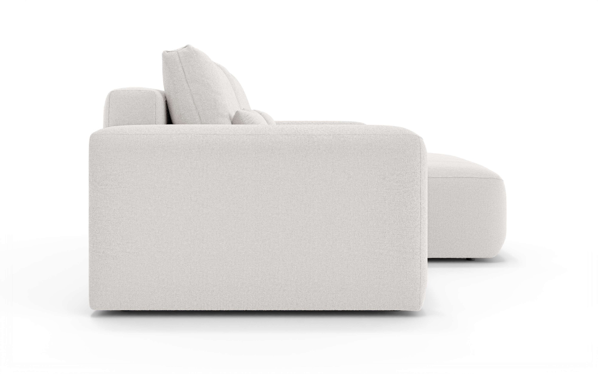 OTTO home Ecksofa »MATTS Schlafsofa mit Bettkasten, Maße B/T/H: 265/159/89 cm«, L-Form mit Recamiere rechts oder links, hoher Sitzkomfort