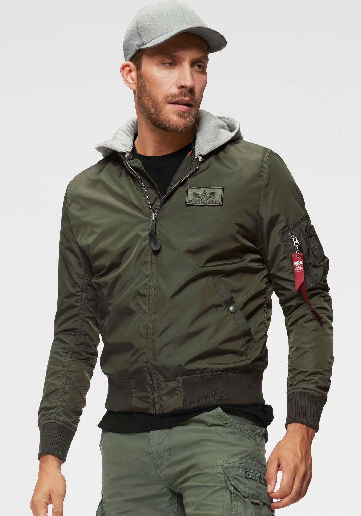 Alpha Industries Bomberjacke "MA-1 TT HOOD", mit Kapuze günstig online kaufen