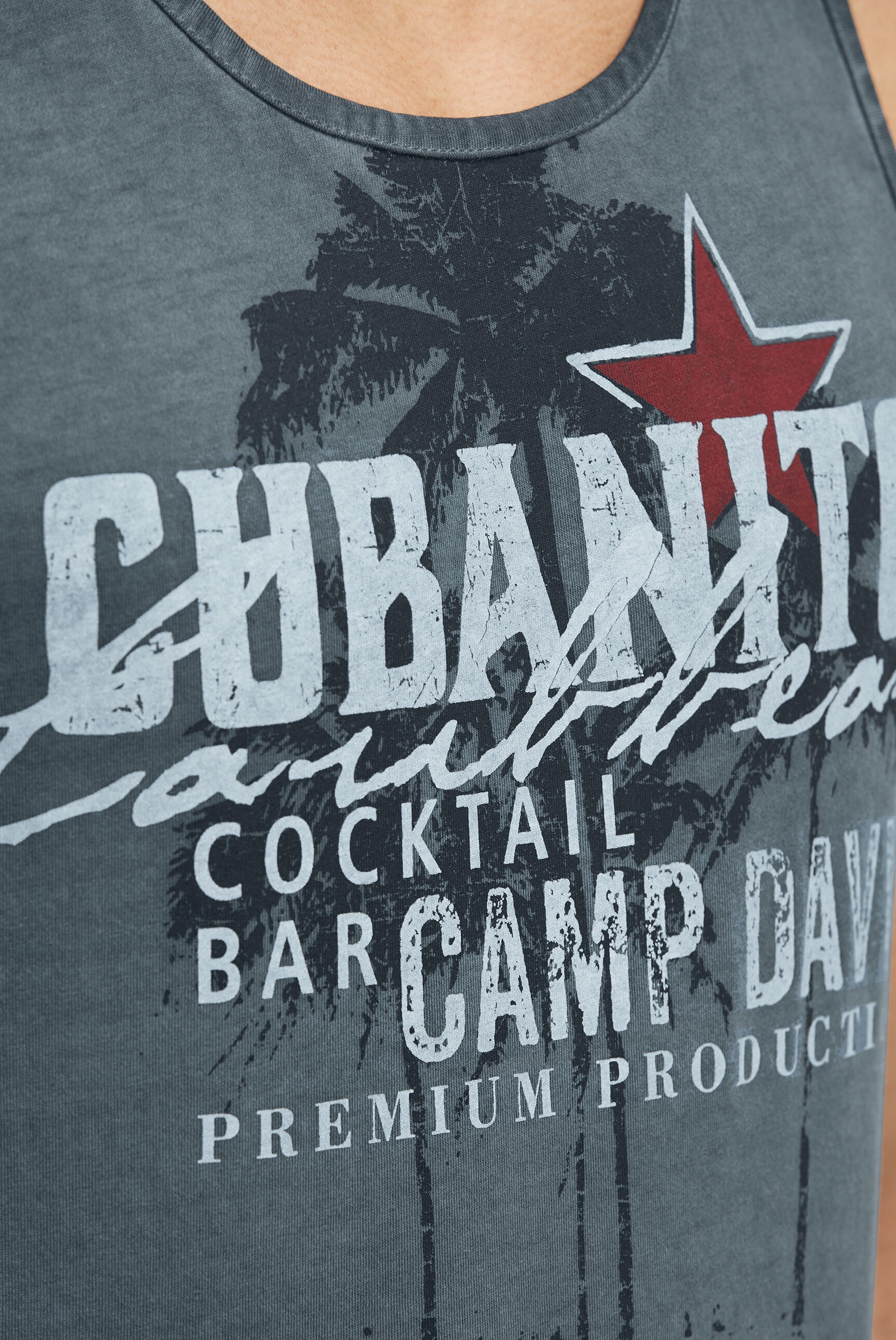 CAMP DAVID Tanktop aus Baumwolle