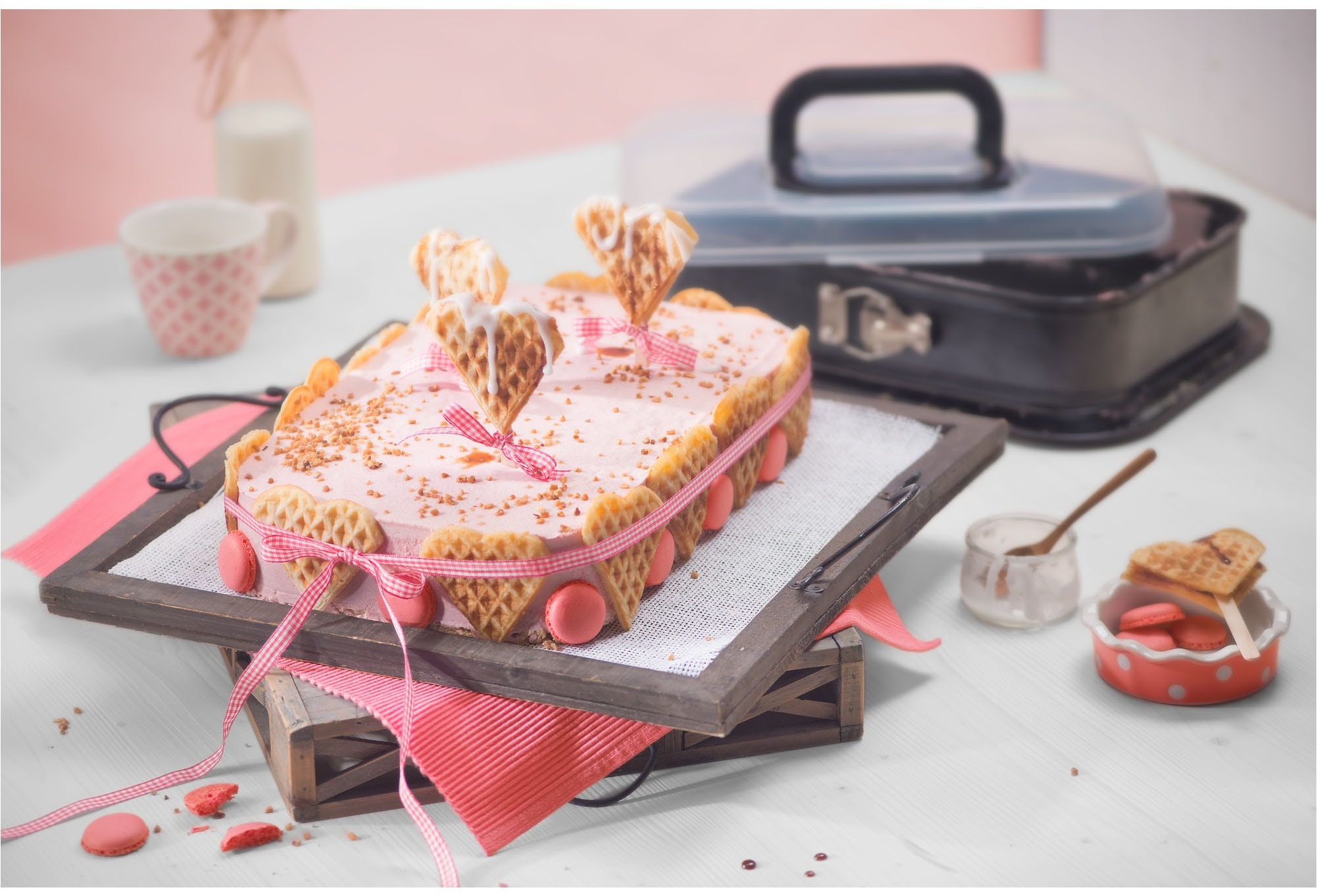 Kaiser Backformen Springform »Inspiration Springform rechteckig 36 x 24 cm, Backform mit Deckel« auslaufsicher, sehr gute Antihaftbeschichtung, Made in Germany