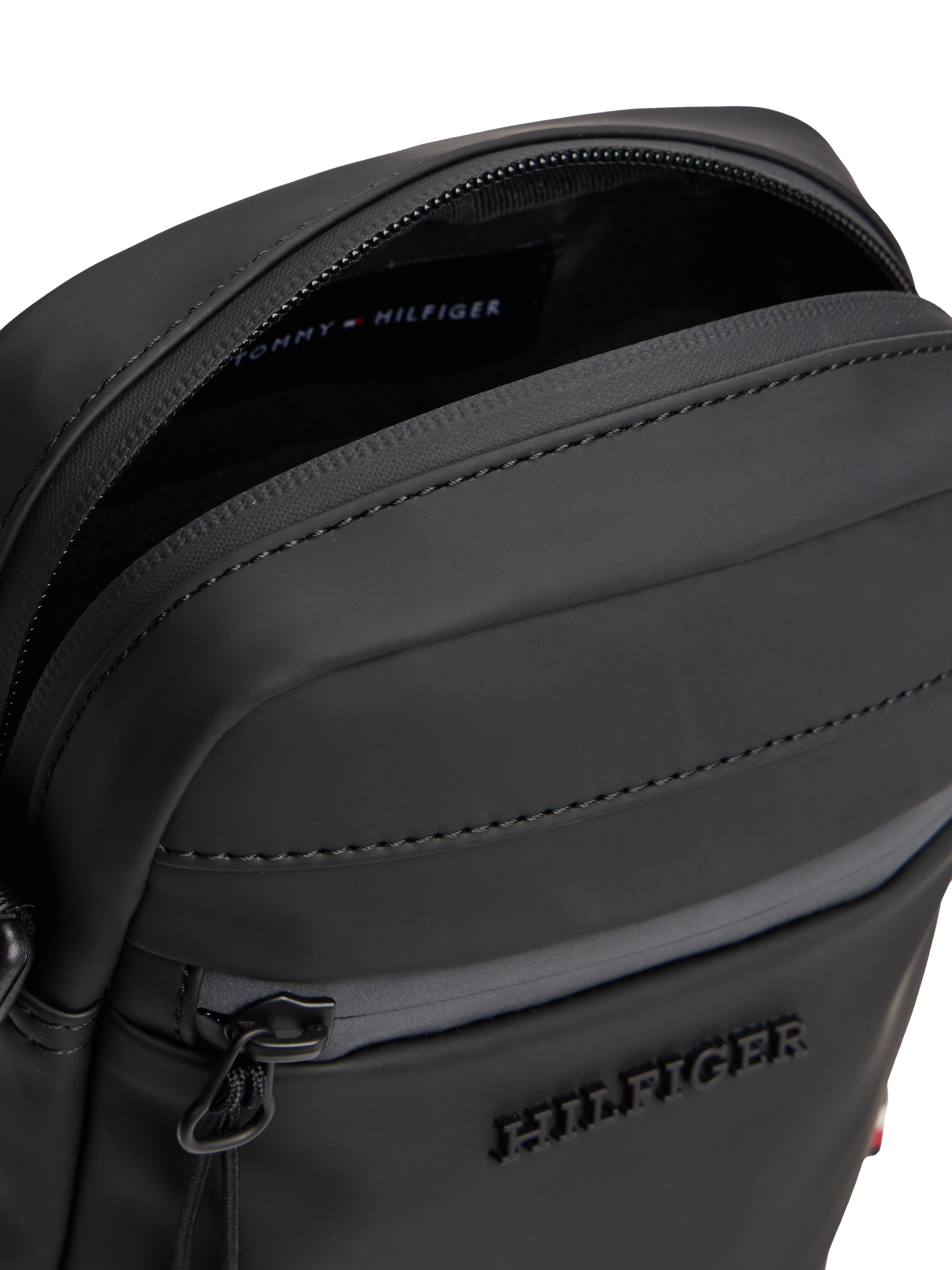 Tommy Hilfiger Umhängetasche »TH TPU MINI REPORTER«, Schultertasche, Crossbag mit Rückenfach