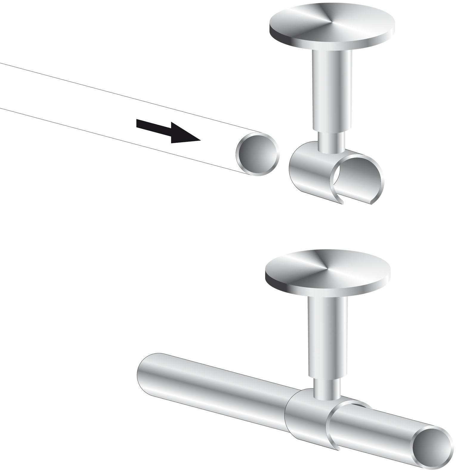 Thumbnail - Liedeco Deckenträger für Gardinenstangen für Gardinenstangen Ø 16 mm