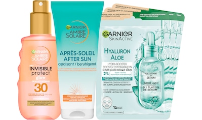 Sonnenschutzpflege »Garnier Coffret Young Summer Beauty«, (3 tlg.)