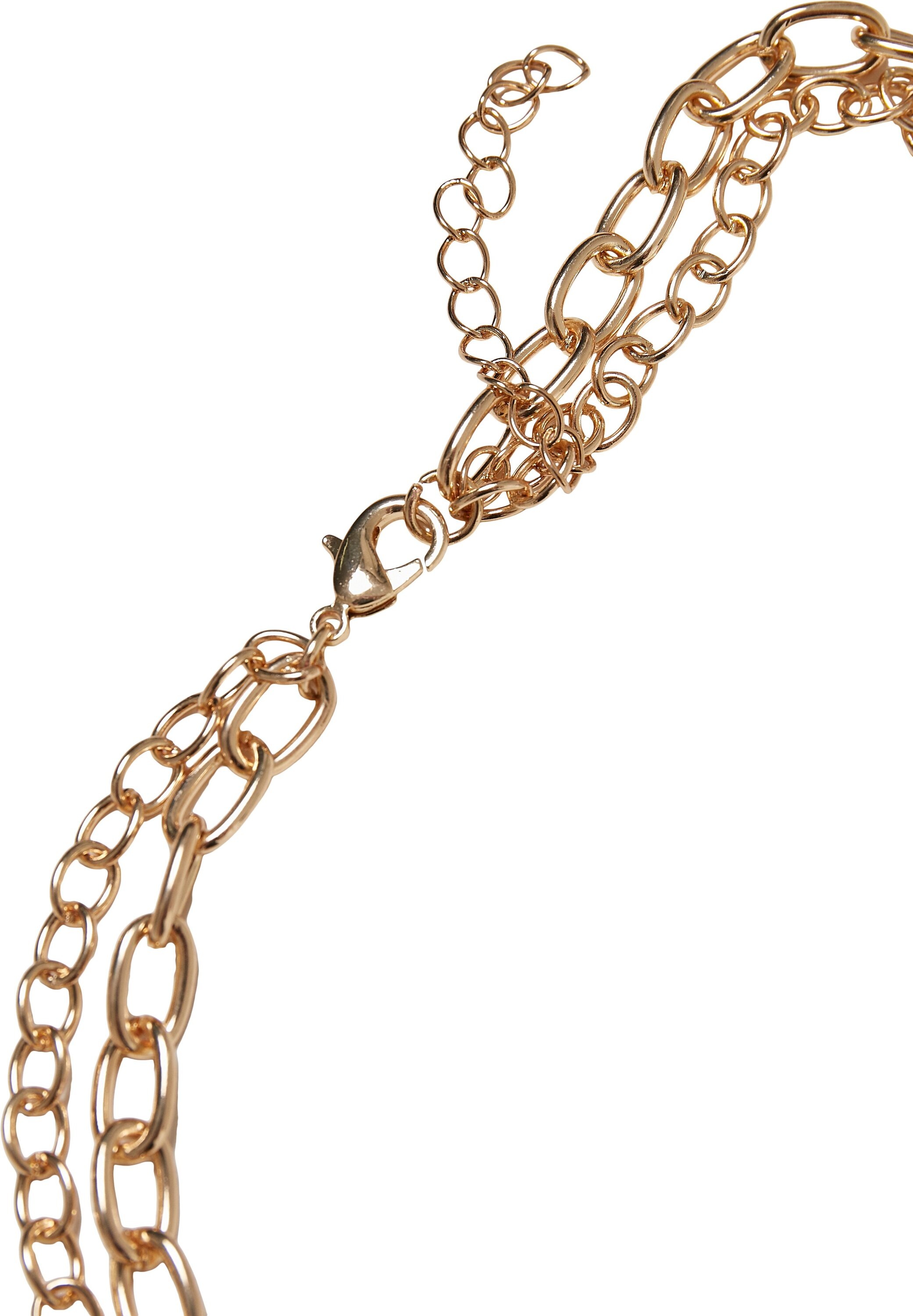 URBAN CLASSICS Edelstahlkette »Accessoires Necklace« Golden Diamond | BAUR online bestellen Zodiac