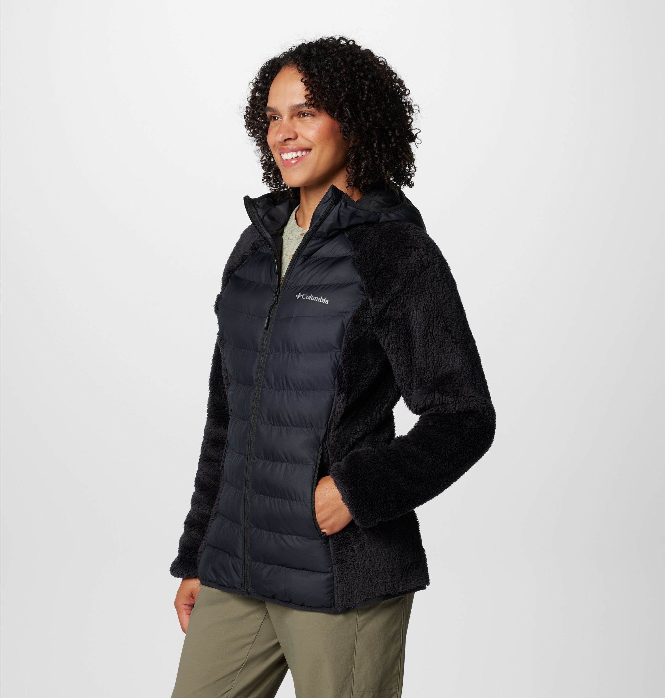 Columbia »Powder Lite™ II Sherpa Hybrid Jacket« mit Kapuze