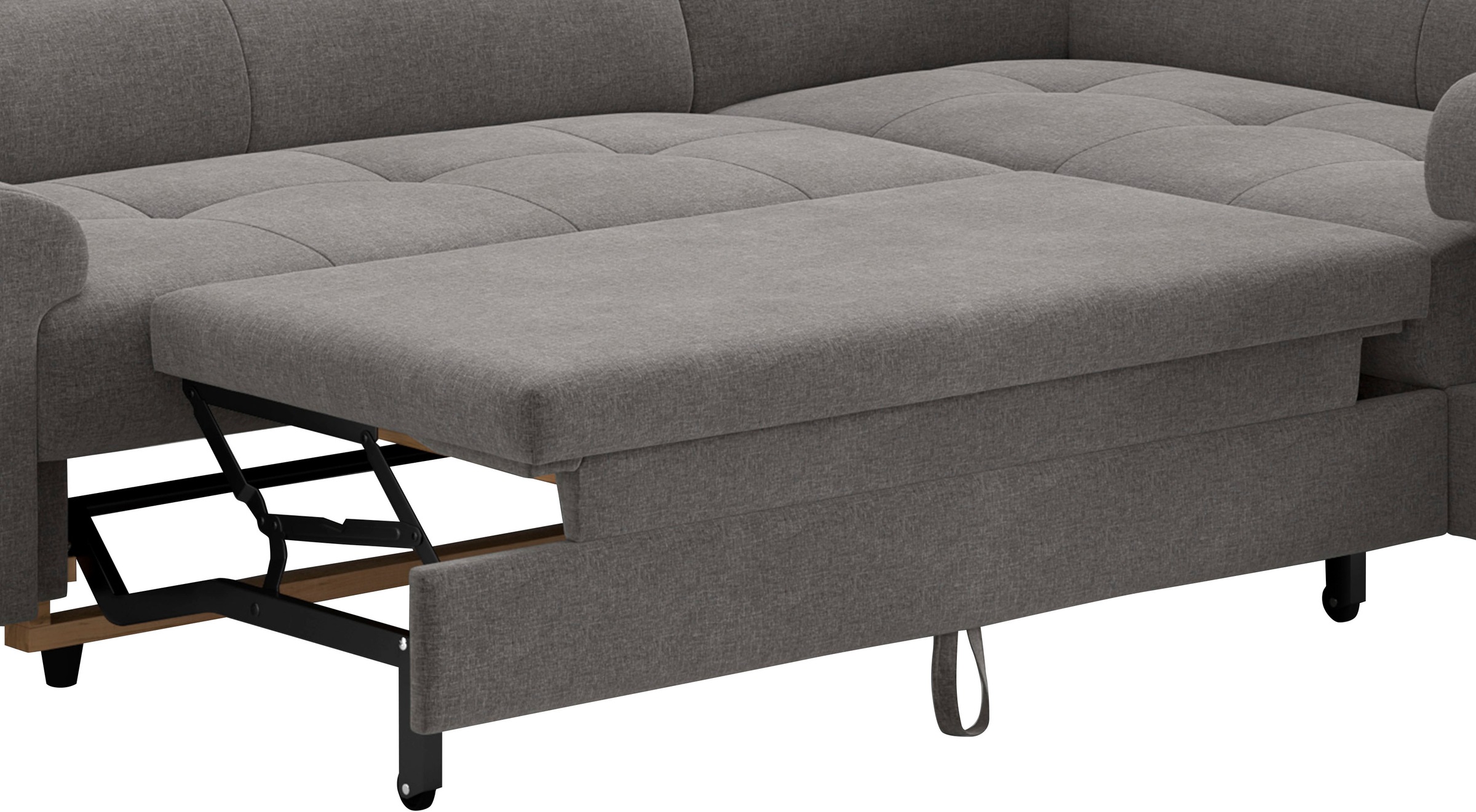 COTTA Ecksofa »Aura L-Form«, mit Schlaffunktion, Bettkasten und Kopfteilverstellung
