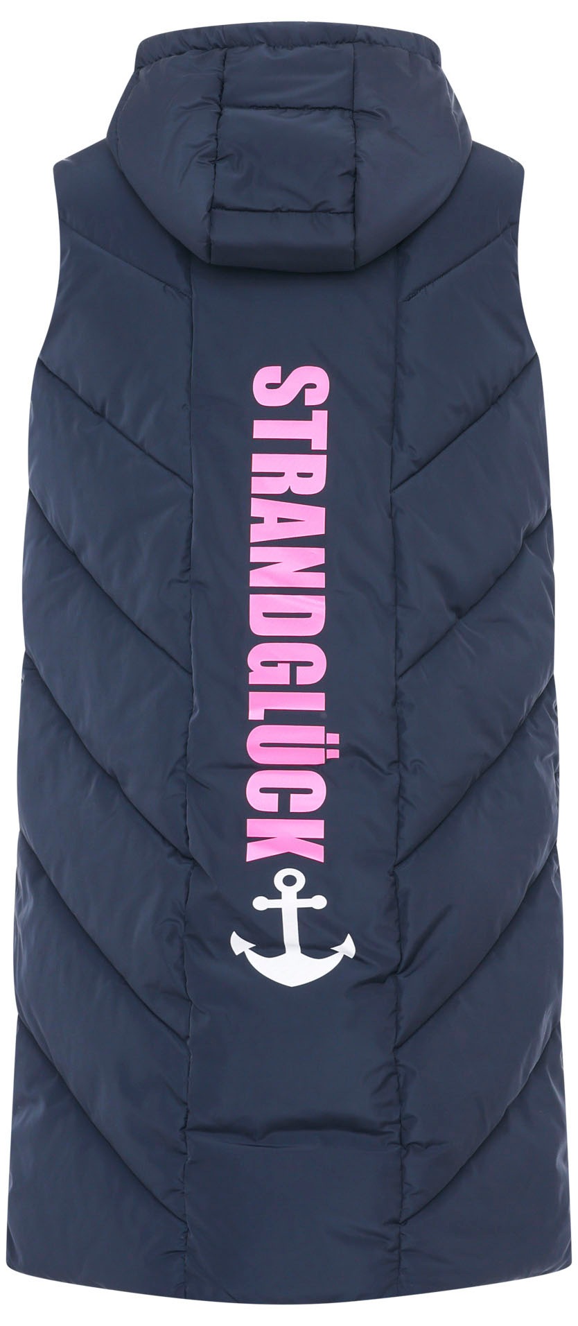 Zwillingsherz Steppweste ""Strandglück"", Doppel-Zipper, Kontrastdetails, E günstig online kaufen