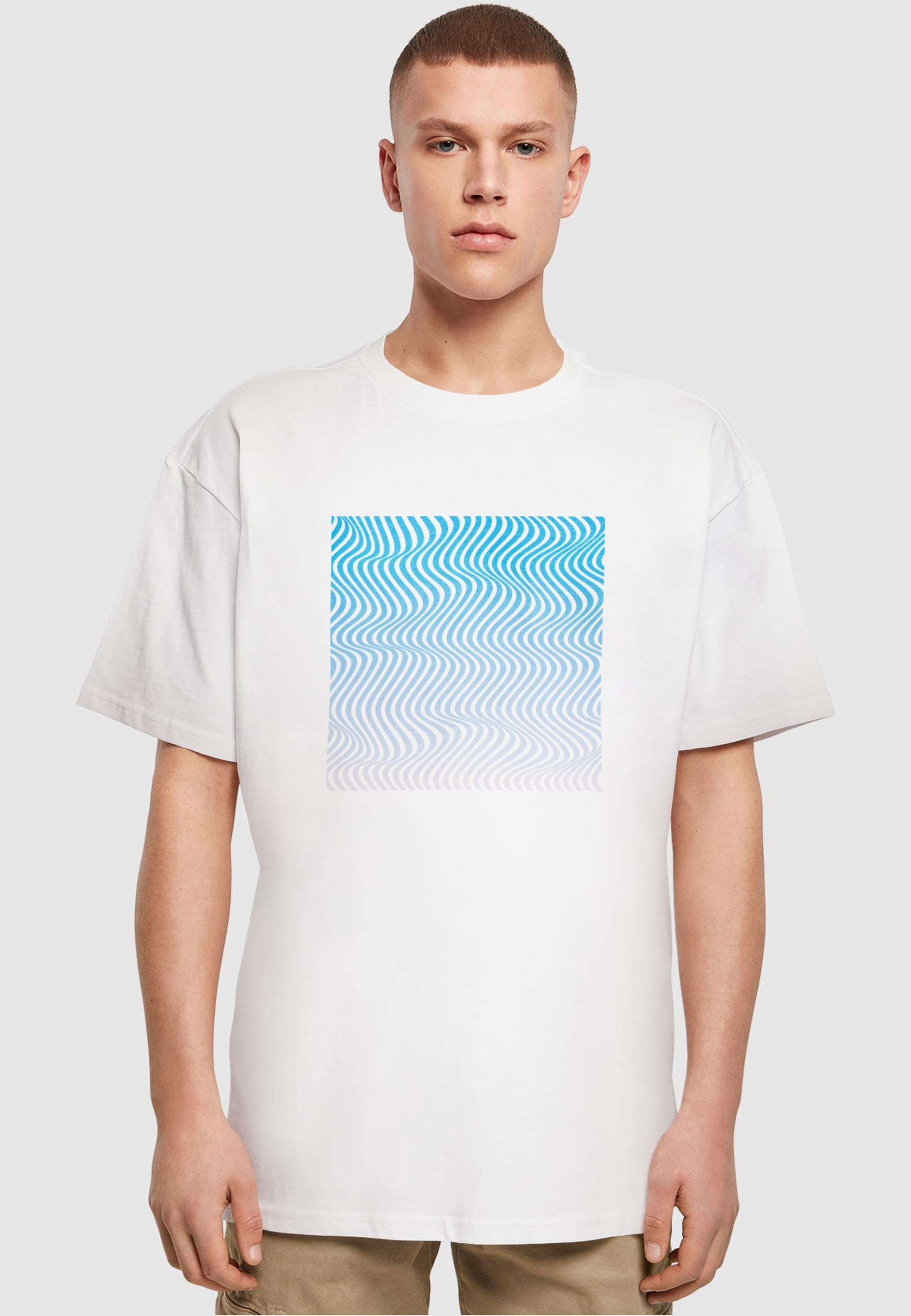 Merchcode T-Shirt »Merchcode Herren Summer - Wavy Pattern Heavy Oversize Tee«, (1 tlg.)