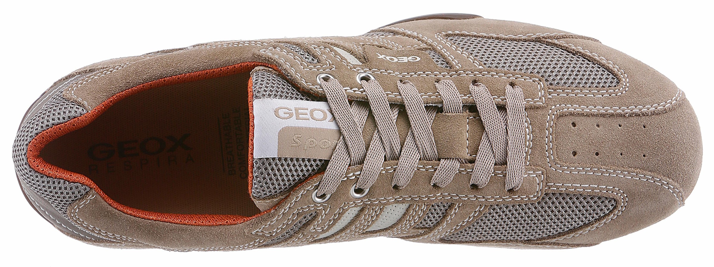 Geox Sneaker »Snake«, Freizeitschuh, Schnürschuh mit Geox Spezial Membran
