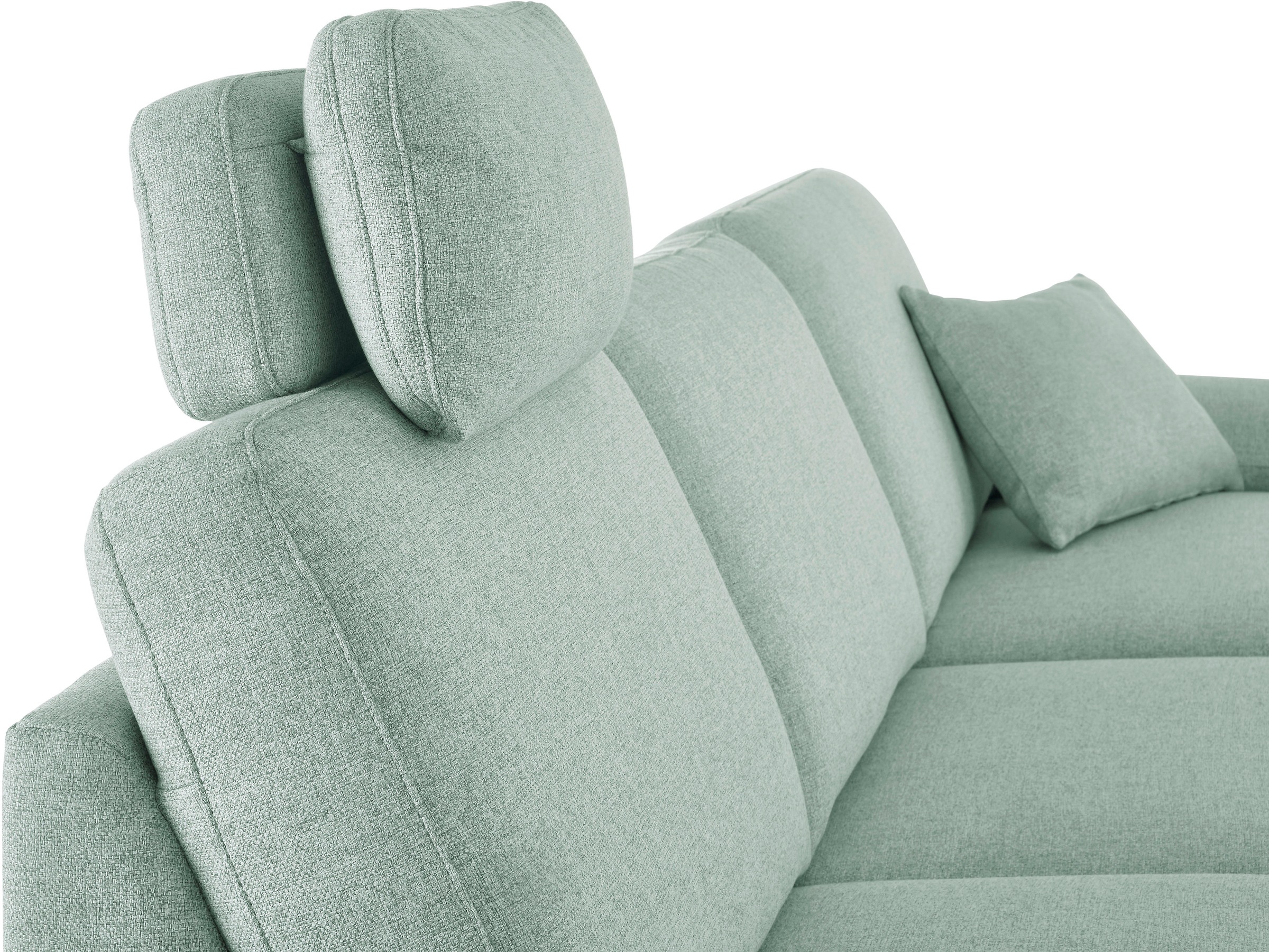 3C Candy Ecksofa »Mainau L-Form«, Relaxfunktion im 1,5-Sitzer, motorische Schlaffunktion in Longchair
