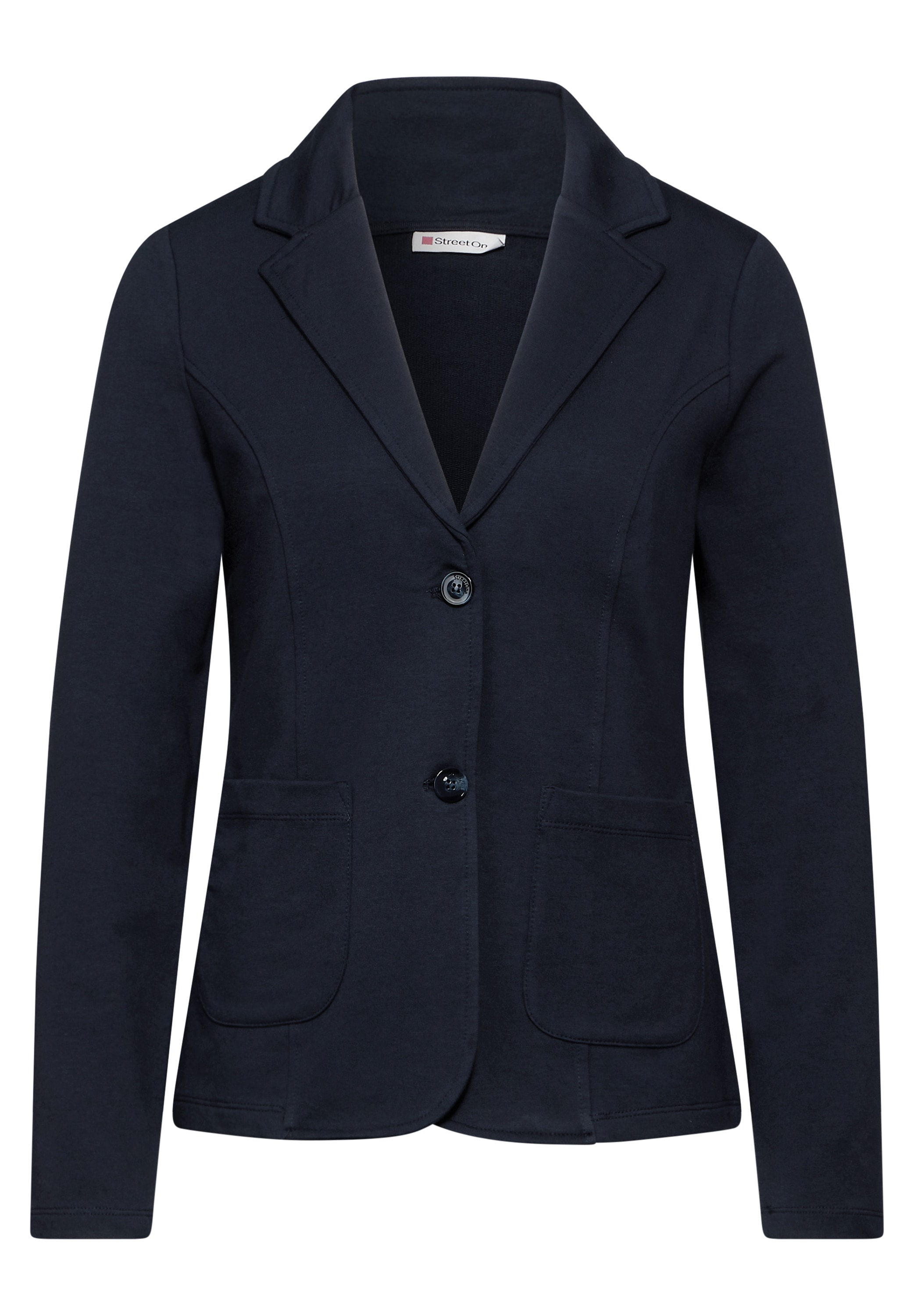 STREET ONE Sweatblazer, aus Baumwolle mit Stretchanteil