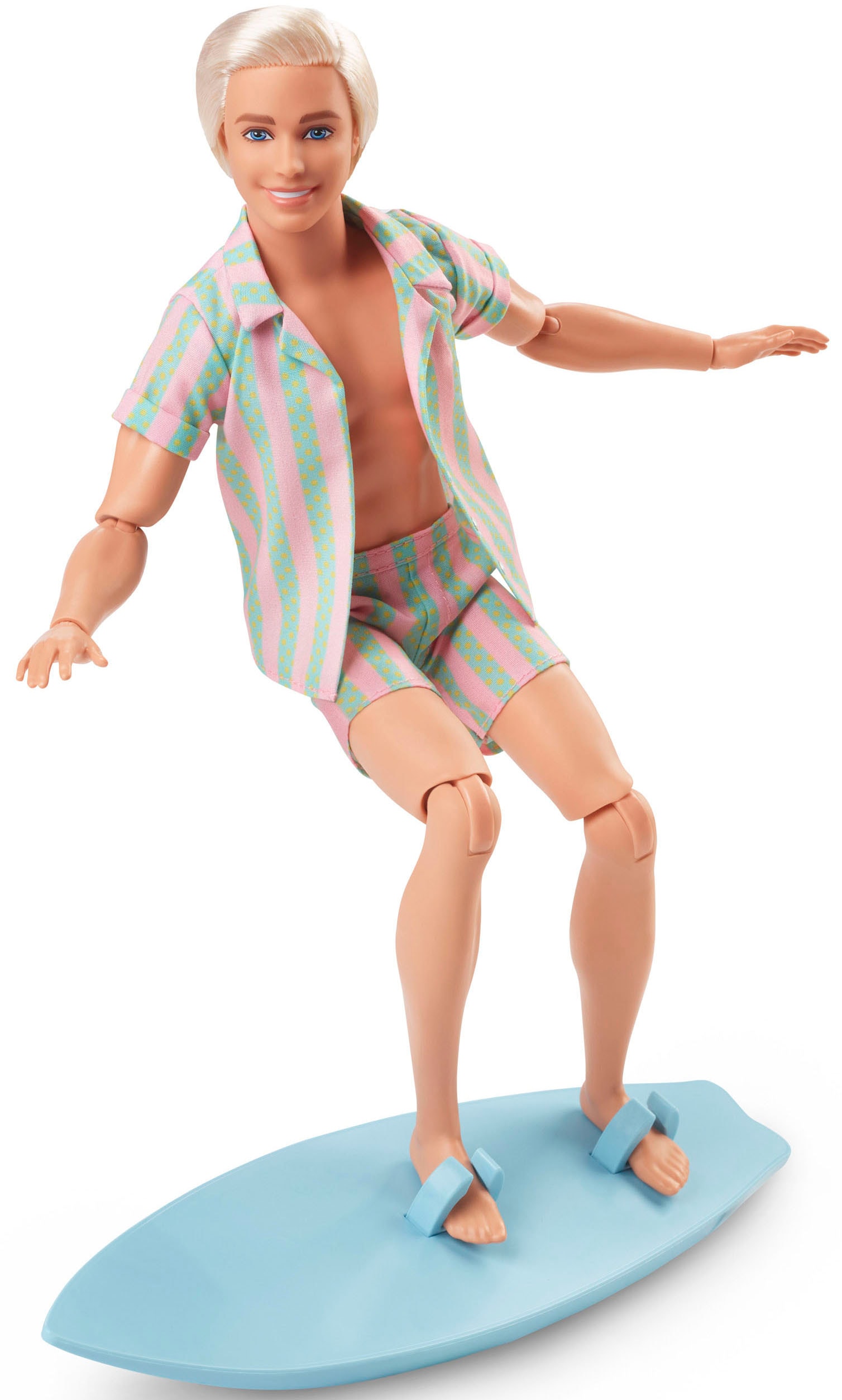 Barbie Anziehpuppe »Barbie Signature The Movie, Ken mit gestreiftem Strand-Outfit«