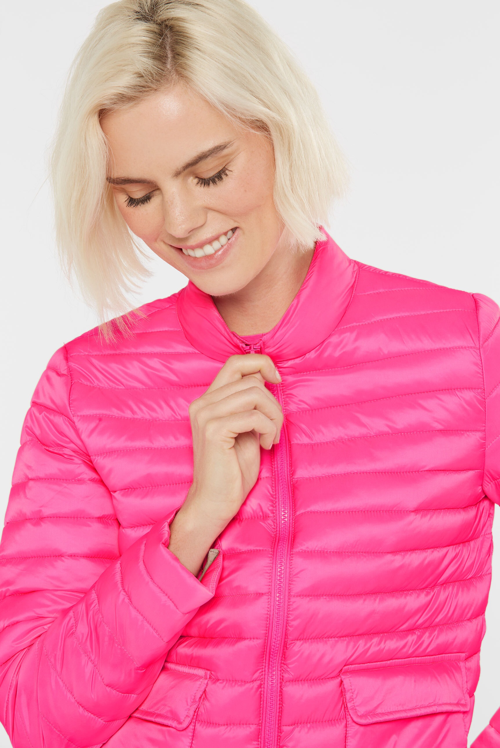 SENSES.THE LABEL Steppjacke ohne Kapuze mit verstellbarem Gummizug im Saum