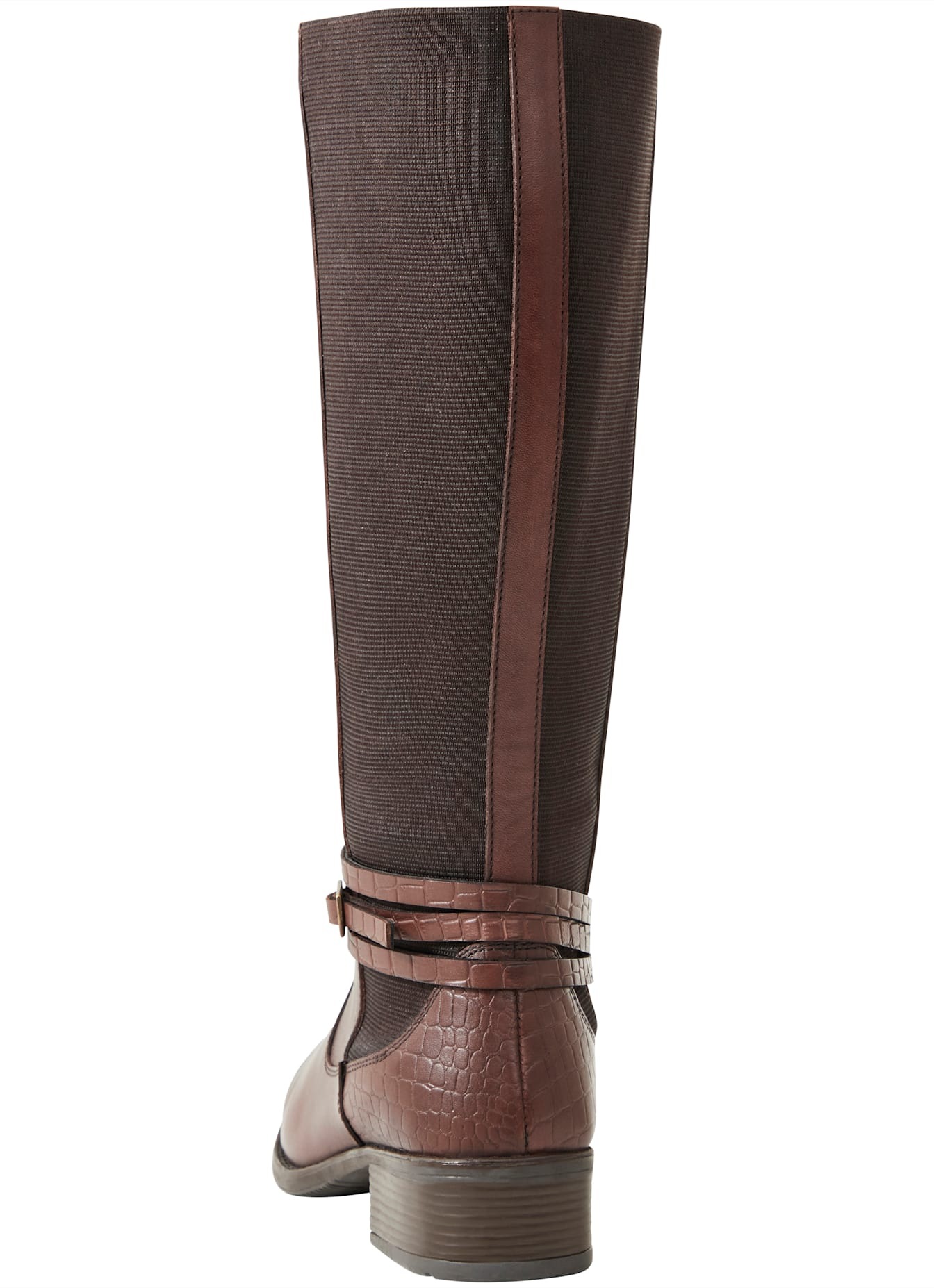 Sheego Wide Calf Boots Dark Brown Size 37 2