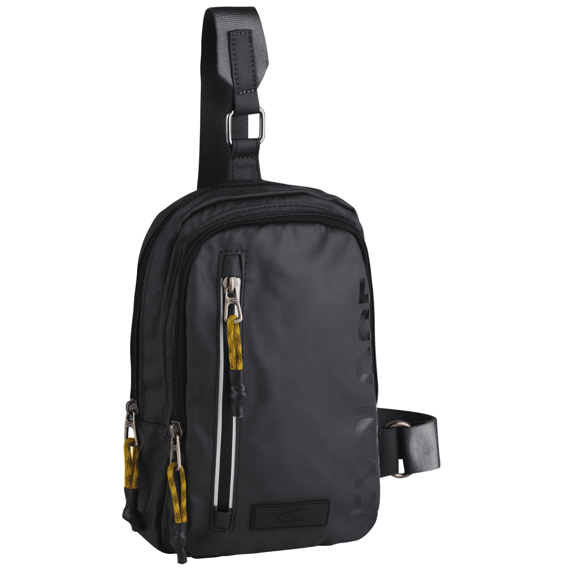 camel active Cityrucksack »Explore«, wasserabweisendes recyceltes Nylon und reflektierende Reißverschlüsse