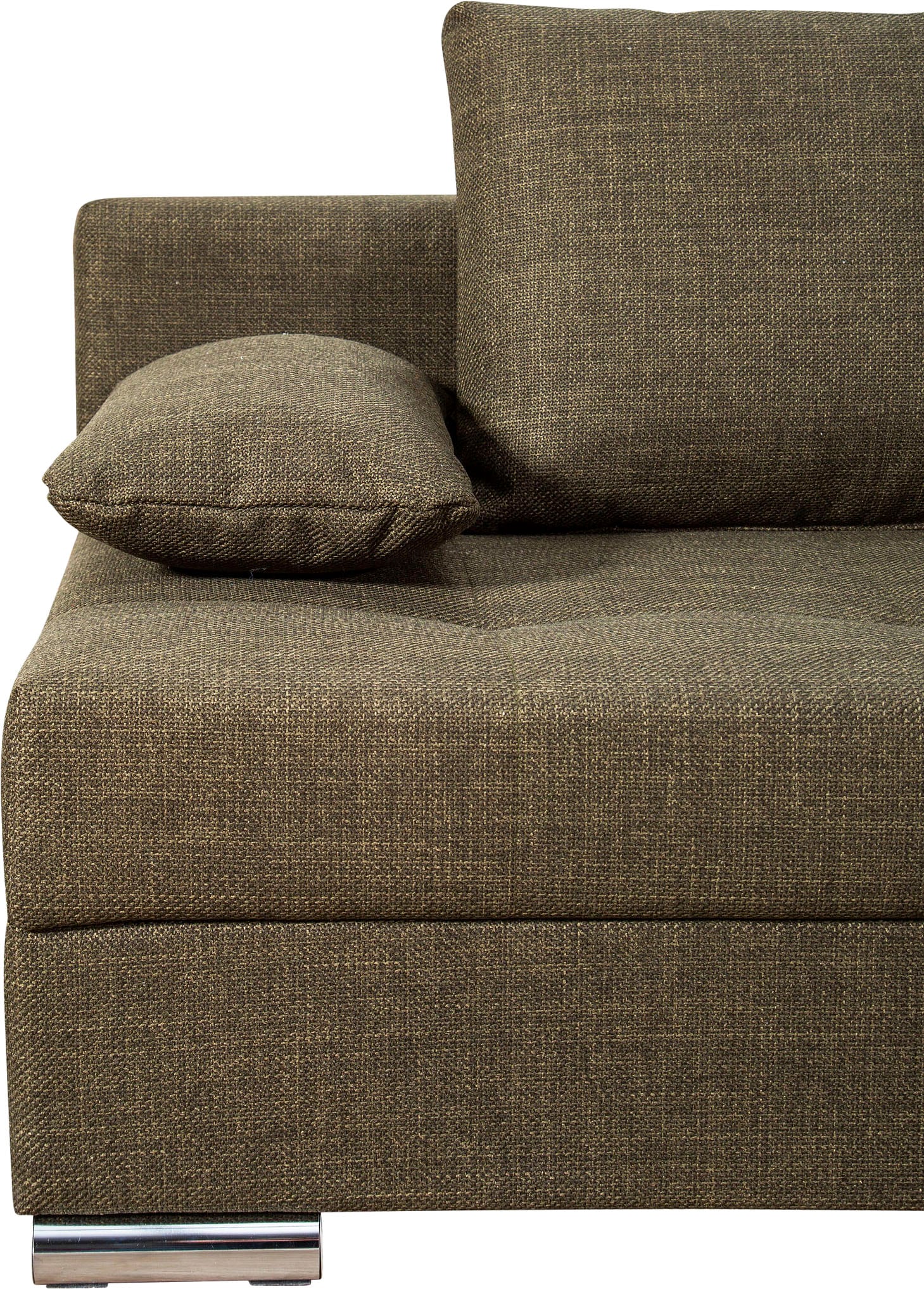 COLLECTION AB Schlafsofa »Tania mit Bettfunktion und Bettkasten«, komfortabler Sitzkomfort: Federkern-Polsterung, inklusive Rückenkissen