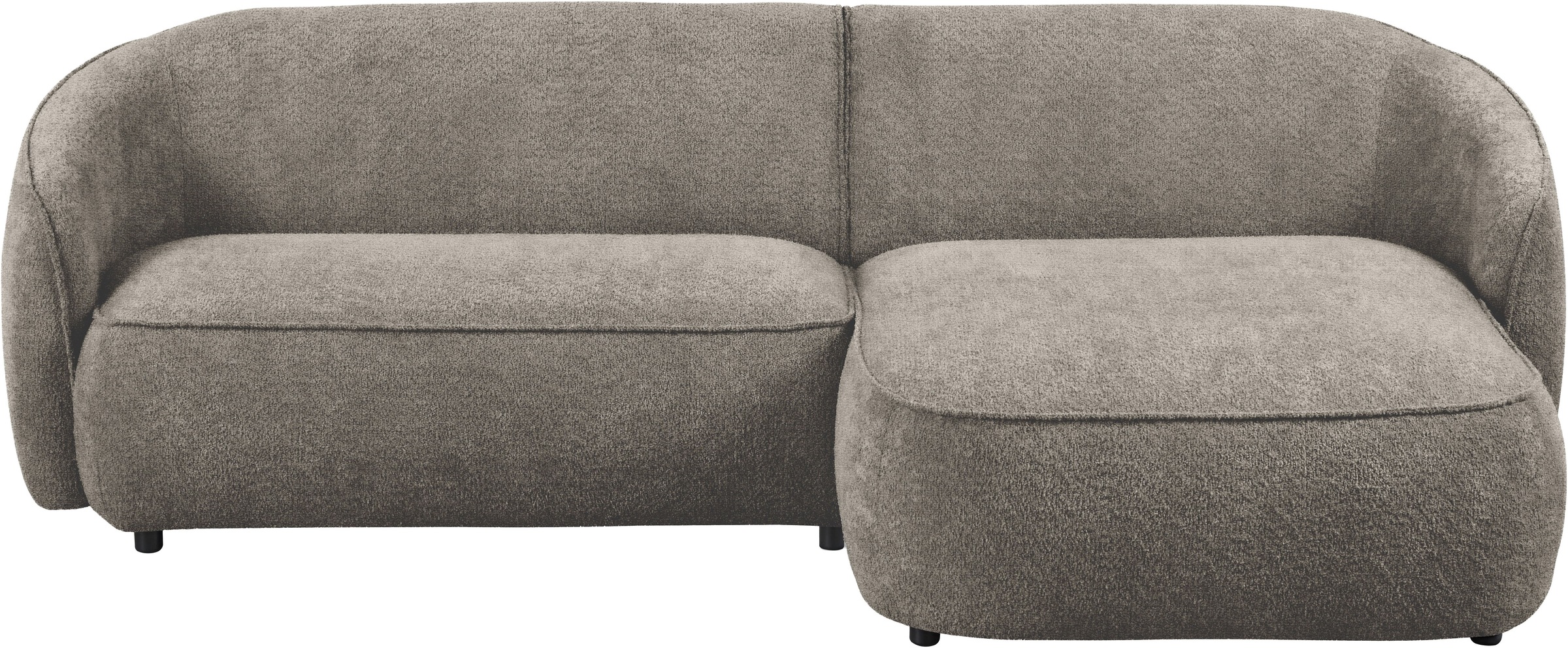 INOSIGN Ecksofa »Cosigo«, Breite 246 cm, 2 Chenille-Stoffe zur Auswahl, mit Kaltschaum