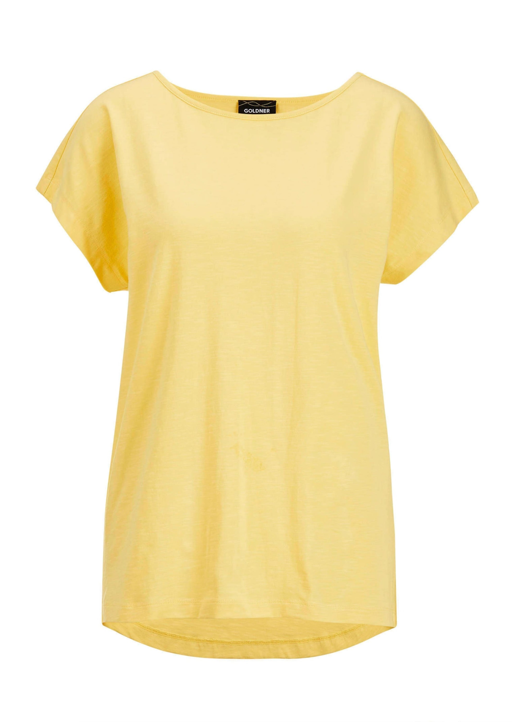 GOLDNER Kurzarmshirt "Shirt" verläöngertes Rückenteil günstig online kaufen